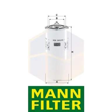 FILTRO COMBUSTIBLE WDK 962/20 MANN