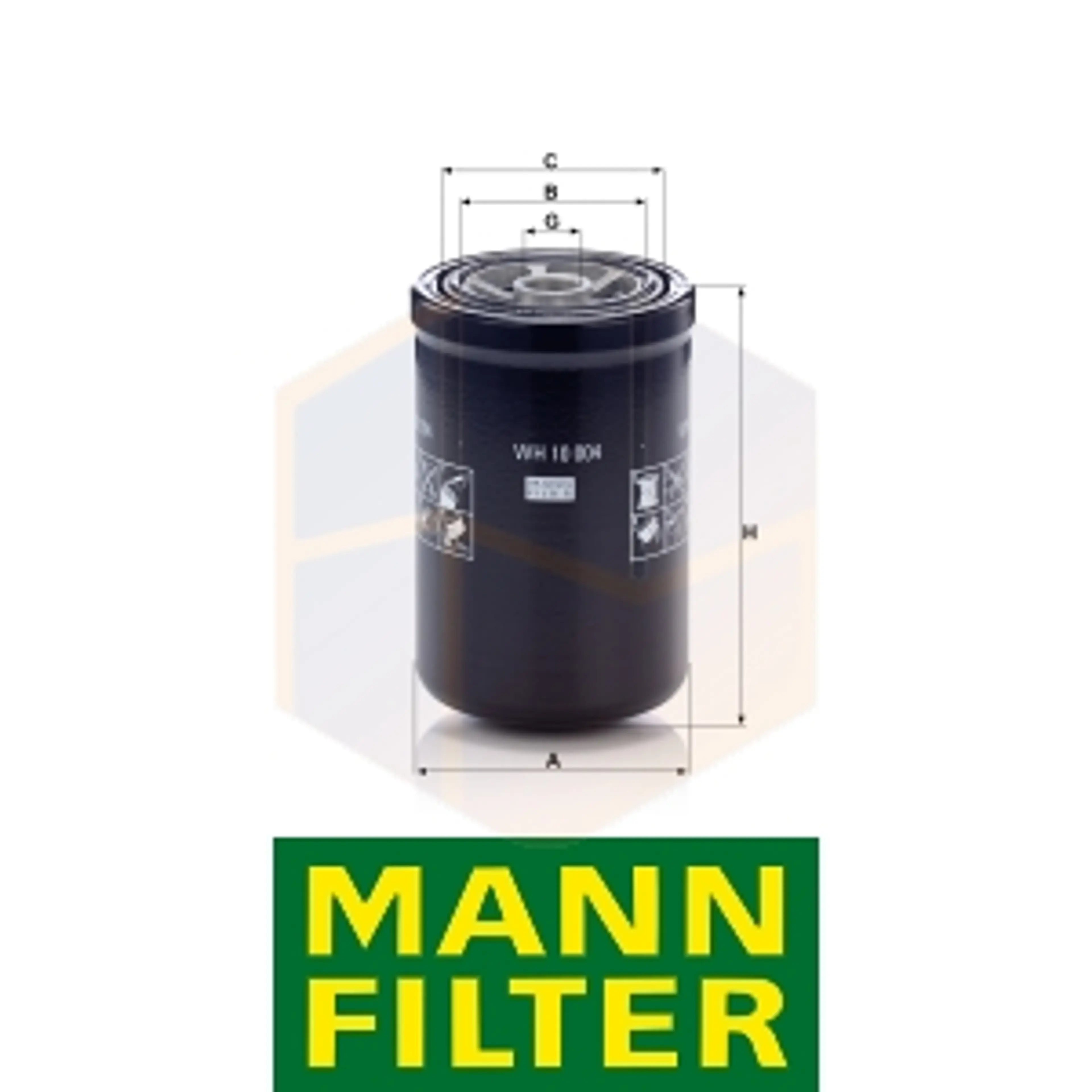 FILTRO ACEITE WH 10 004 MANN