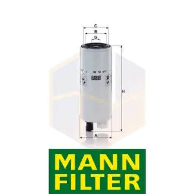 FILTRO COMBUSTIBLE WK 10 017 X MANN