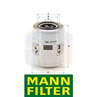 FILTRO COMBUSTIBLE WK 10 019 MANN