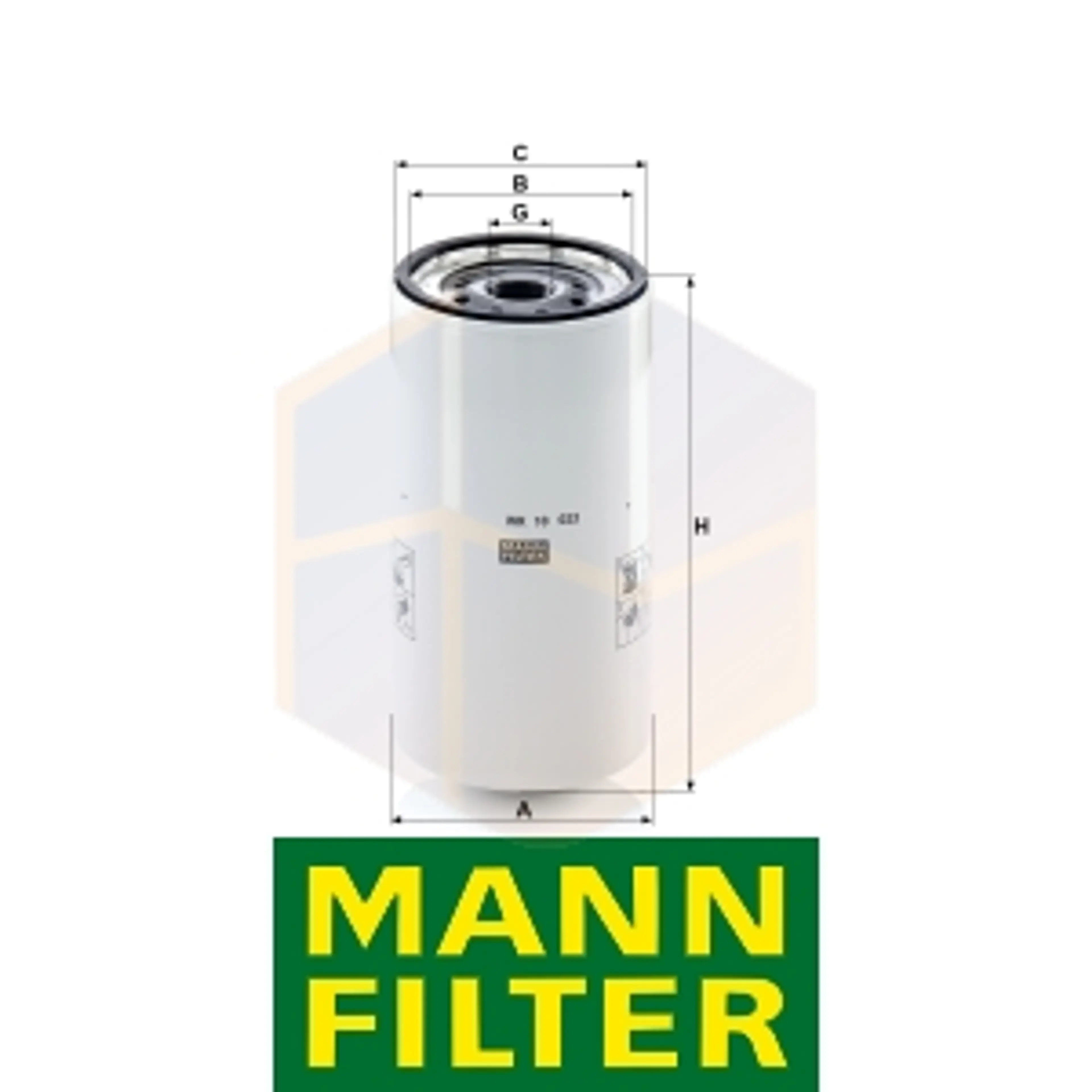 FILTRO COMBUSTIBLE WK 10 022 MANN