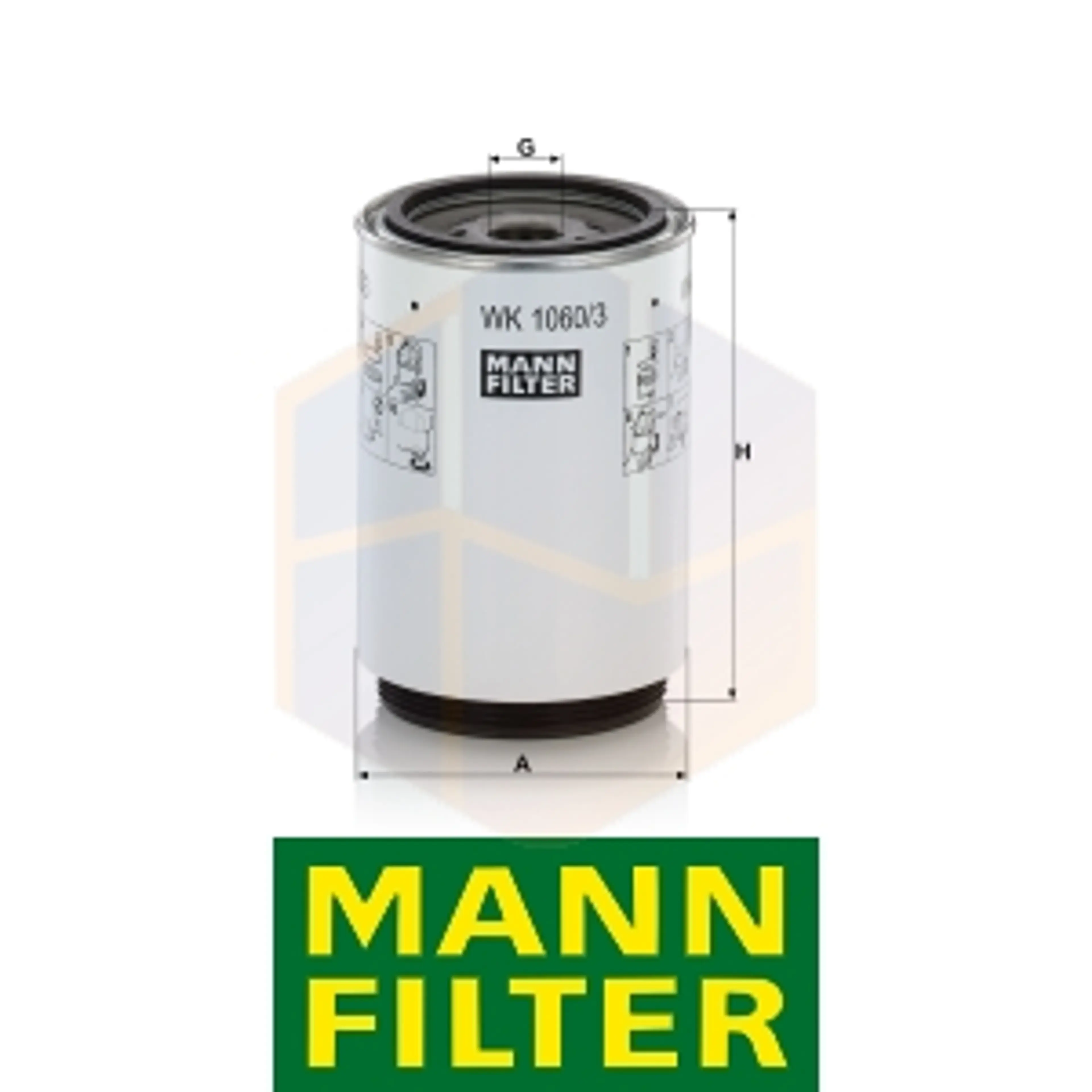 FILTRO COMBUSTIBLE WK 1060/3 X MANN