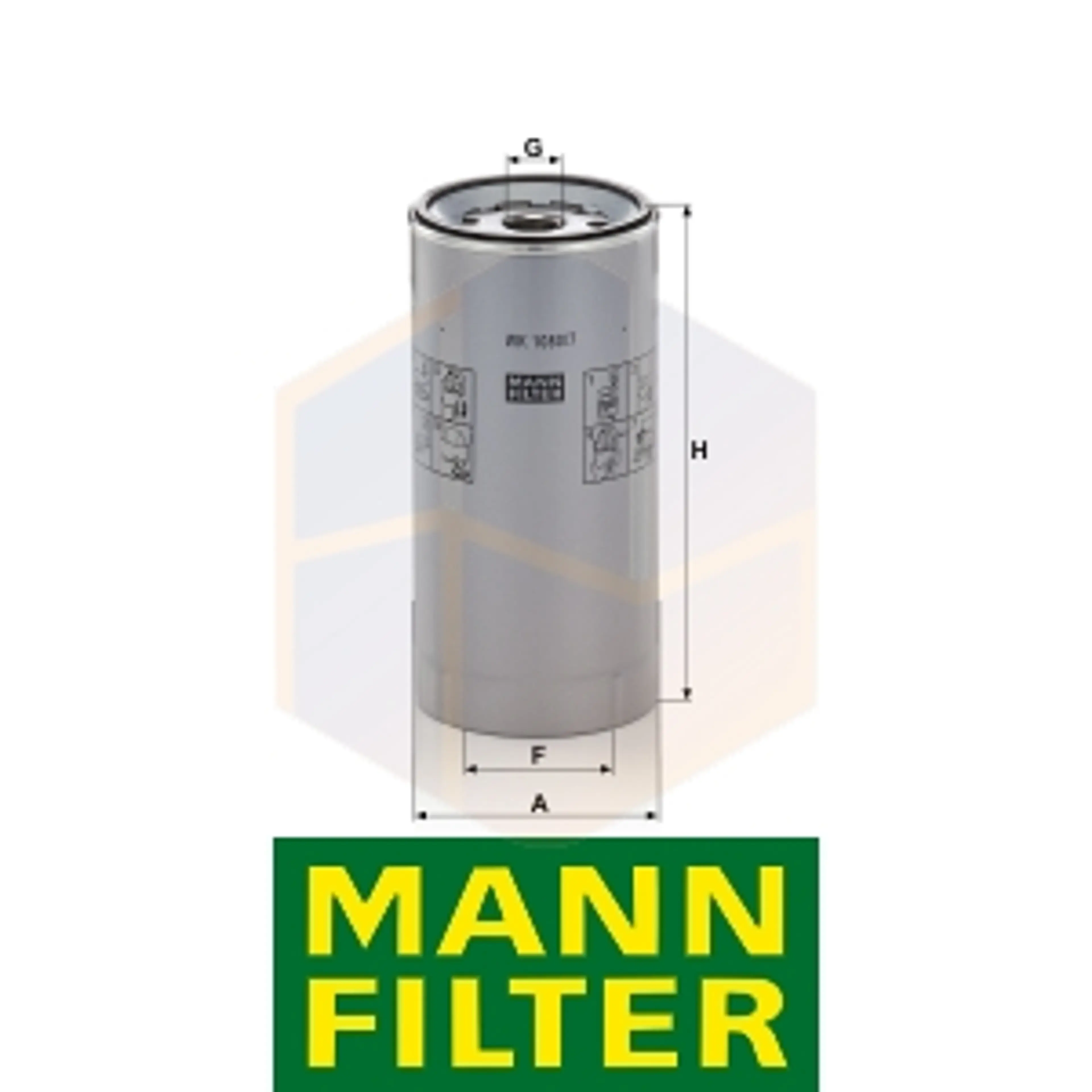 FILTRO COMBUSTIBLE WK 1080/7 X MANN