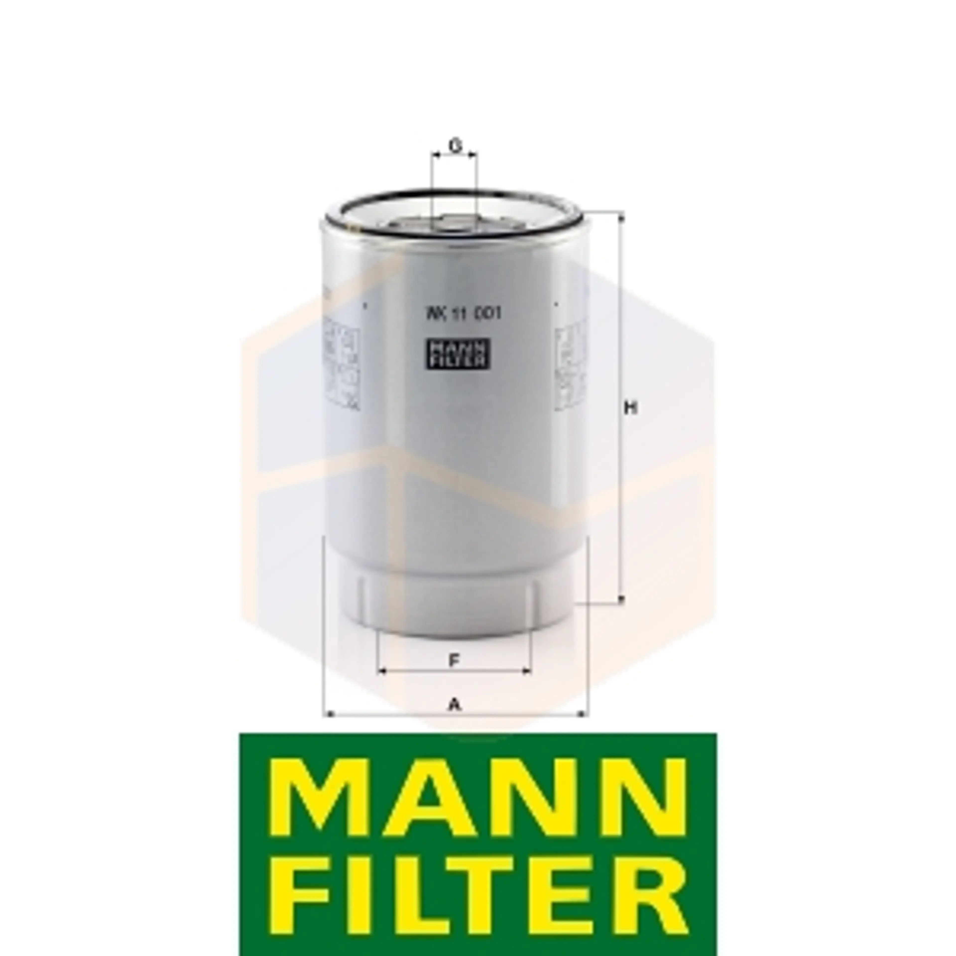 FILTRO COMBUSTIBLE WK 11 001 X MANN