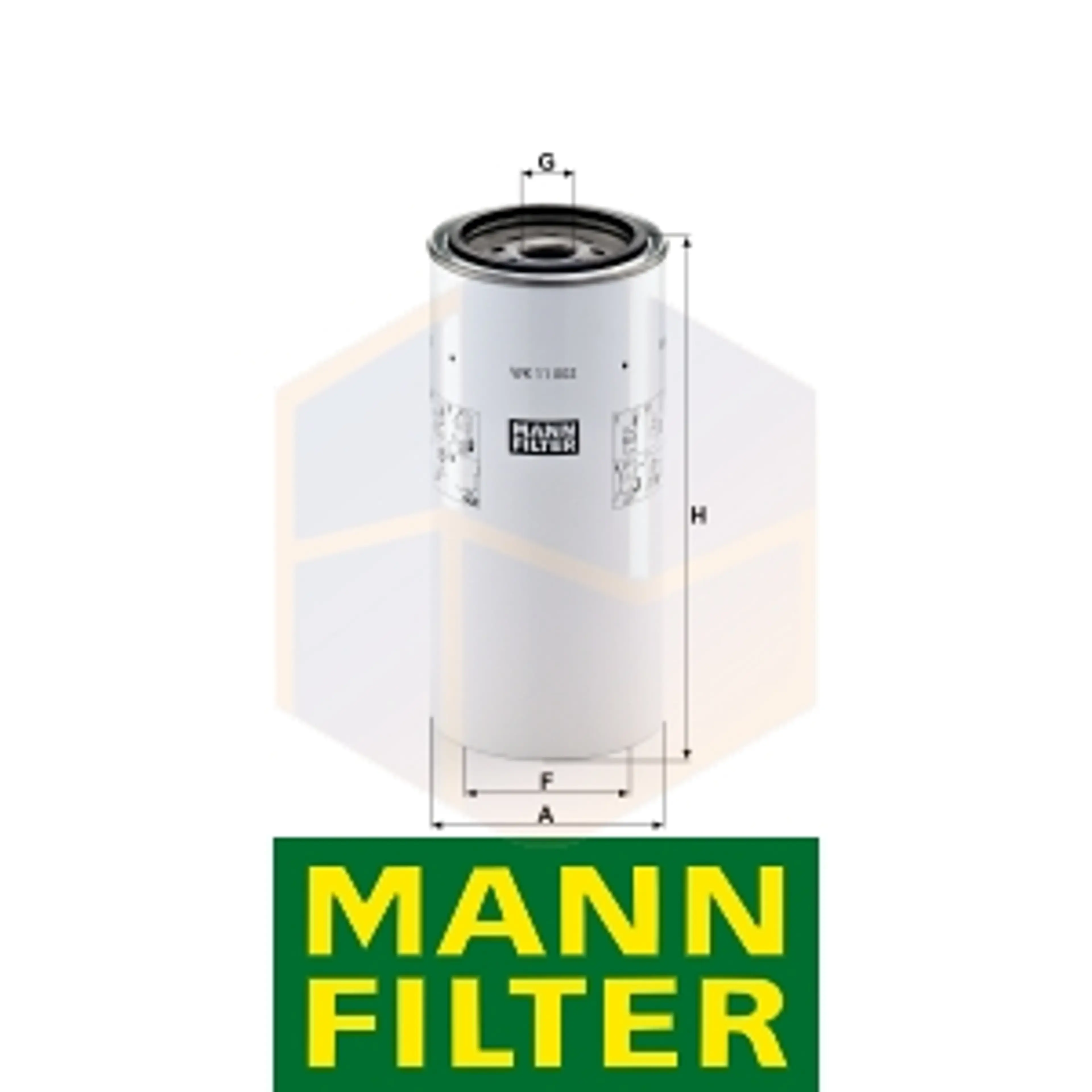 FILTRO COMBUSTIBLE WK 11 002 X MANN