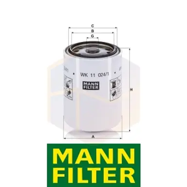 FILTRO COMBUSTIBLE WK 11 024/1 MANN