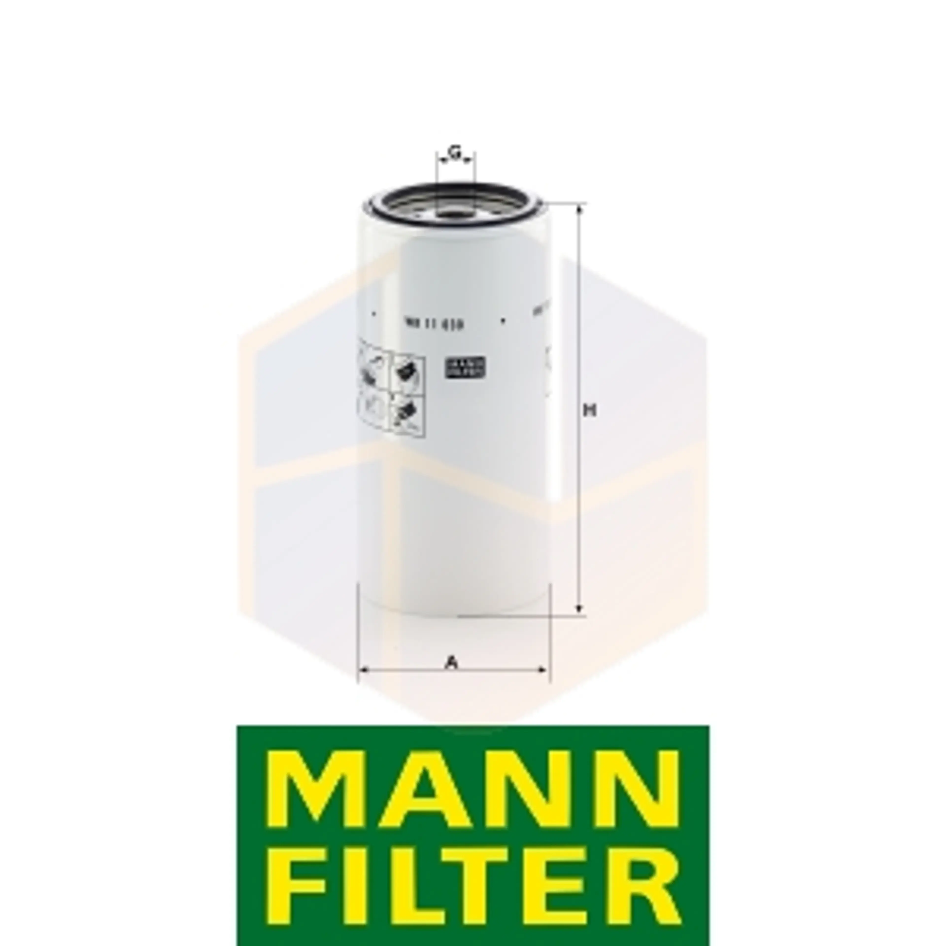 FILTRO COMBUSTIBLE WK 11 030 X MANN