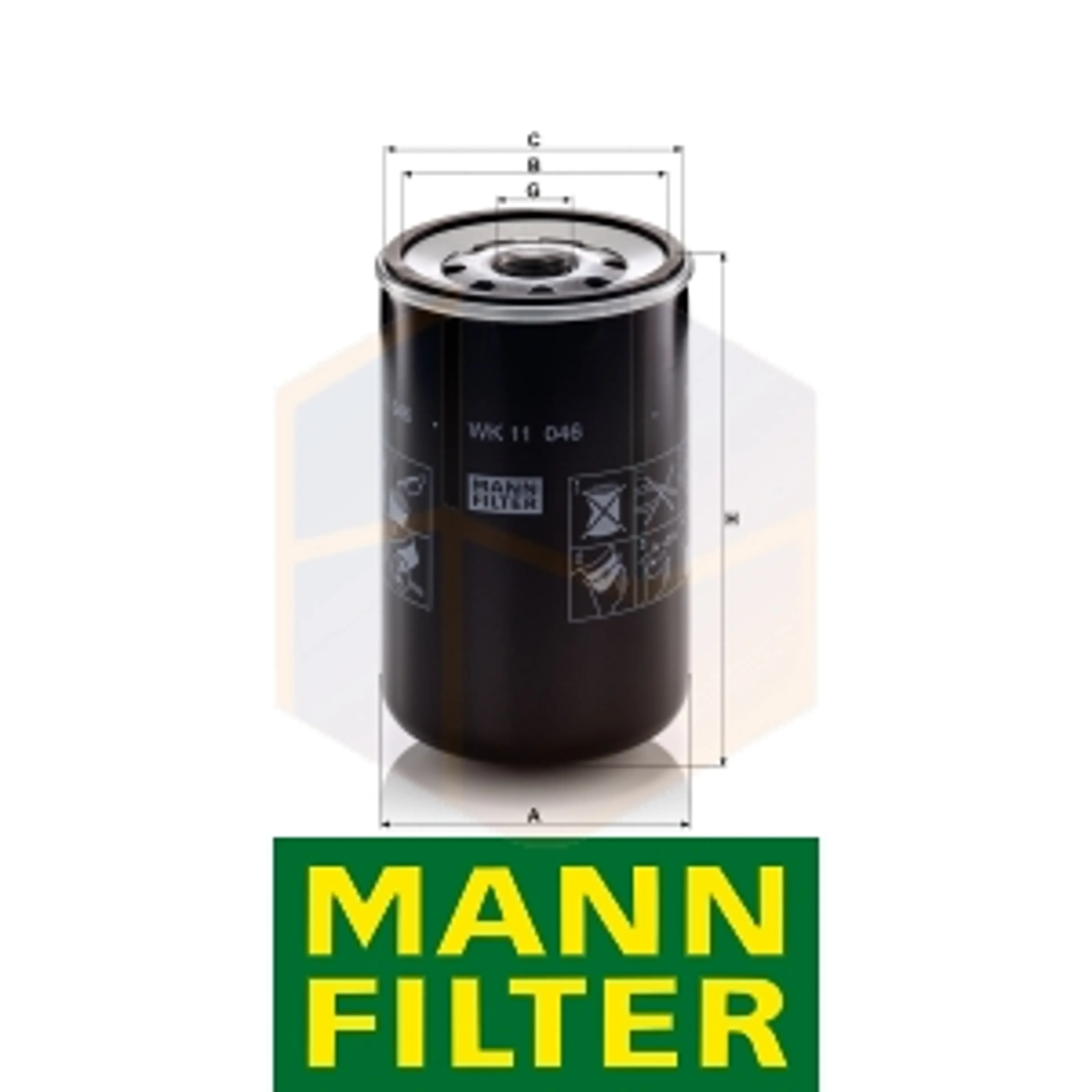 FILTRO COMBUSTIBLE WK 11 046 MANN