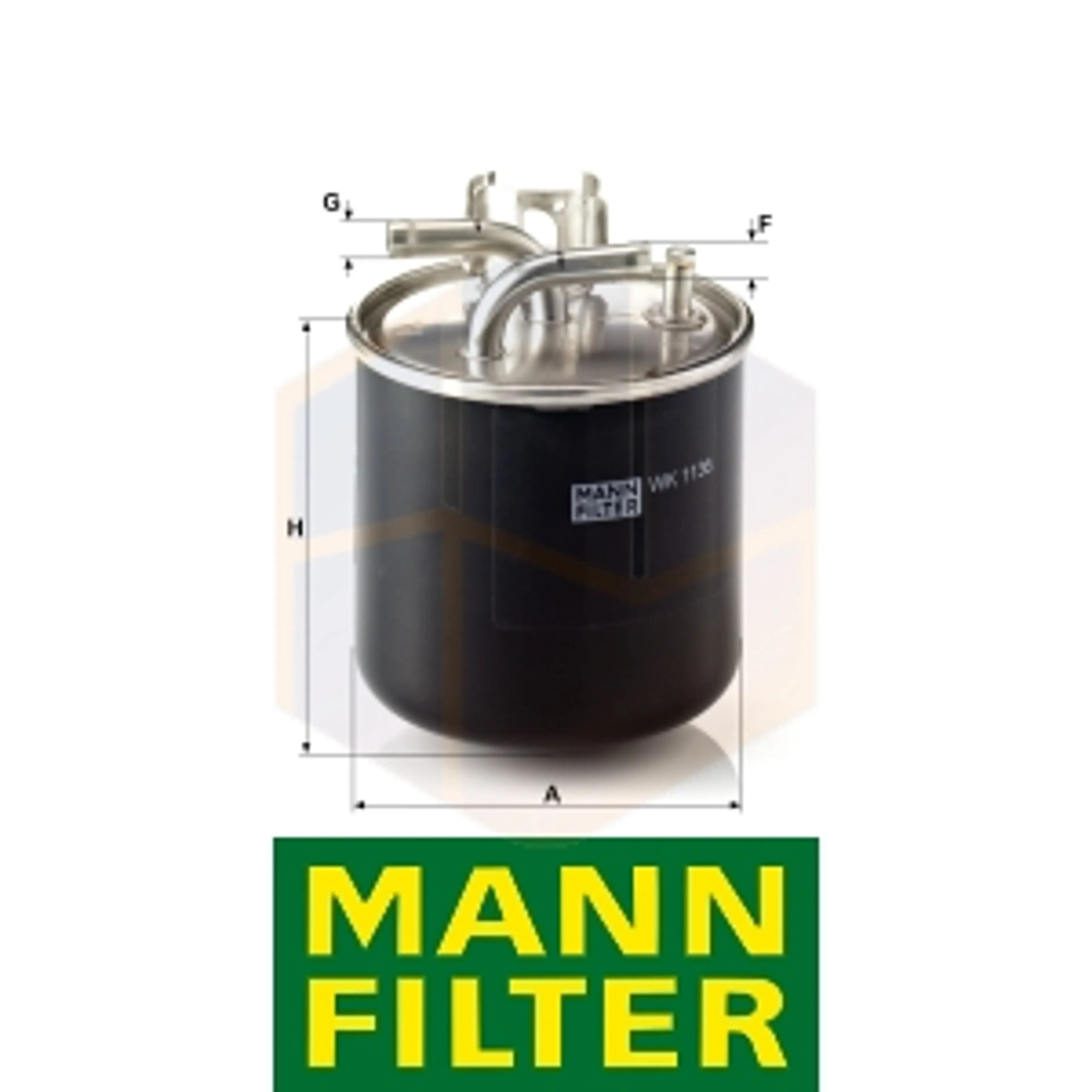 FILTRO COMBUSTIBLE WK 1136 MANN