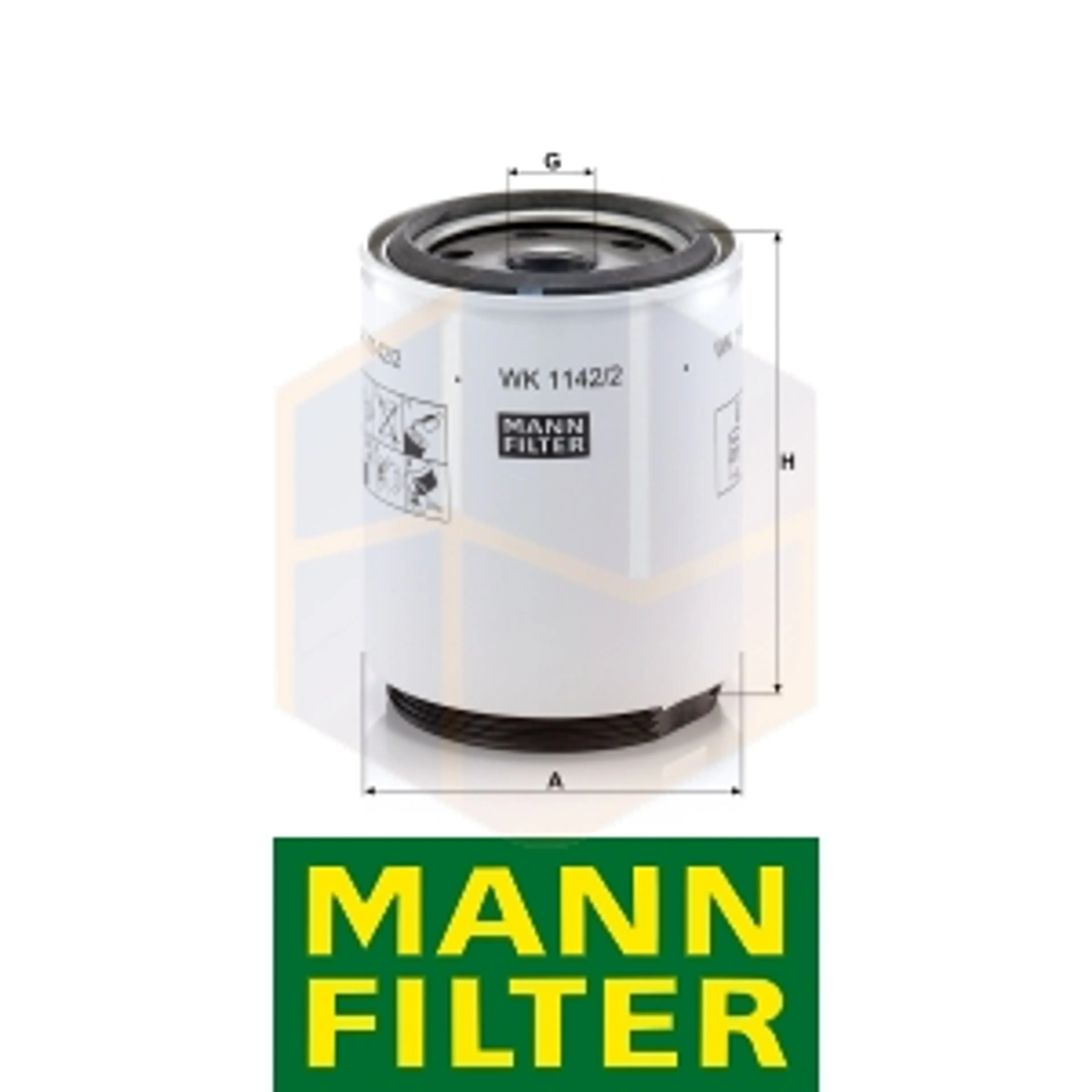 FILTRO COMBUSTIBLE WK 1142/2 X MANN