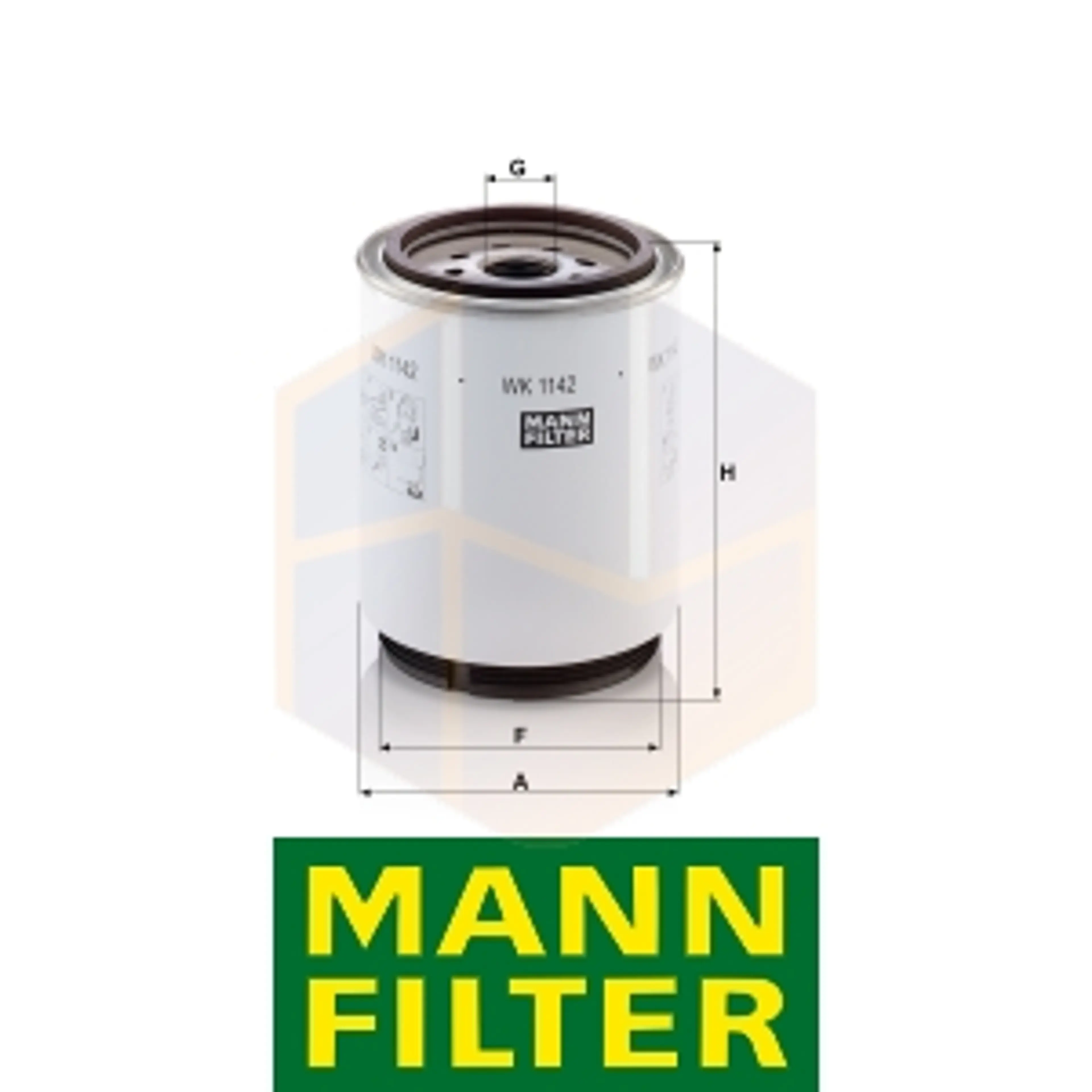 FILTRO COMBUSTIBLE WK 1142 X MANN