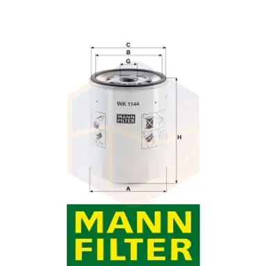 FILTRO COMBUSTIBLE WK 1144 MANN