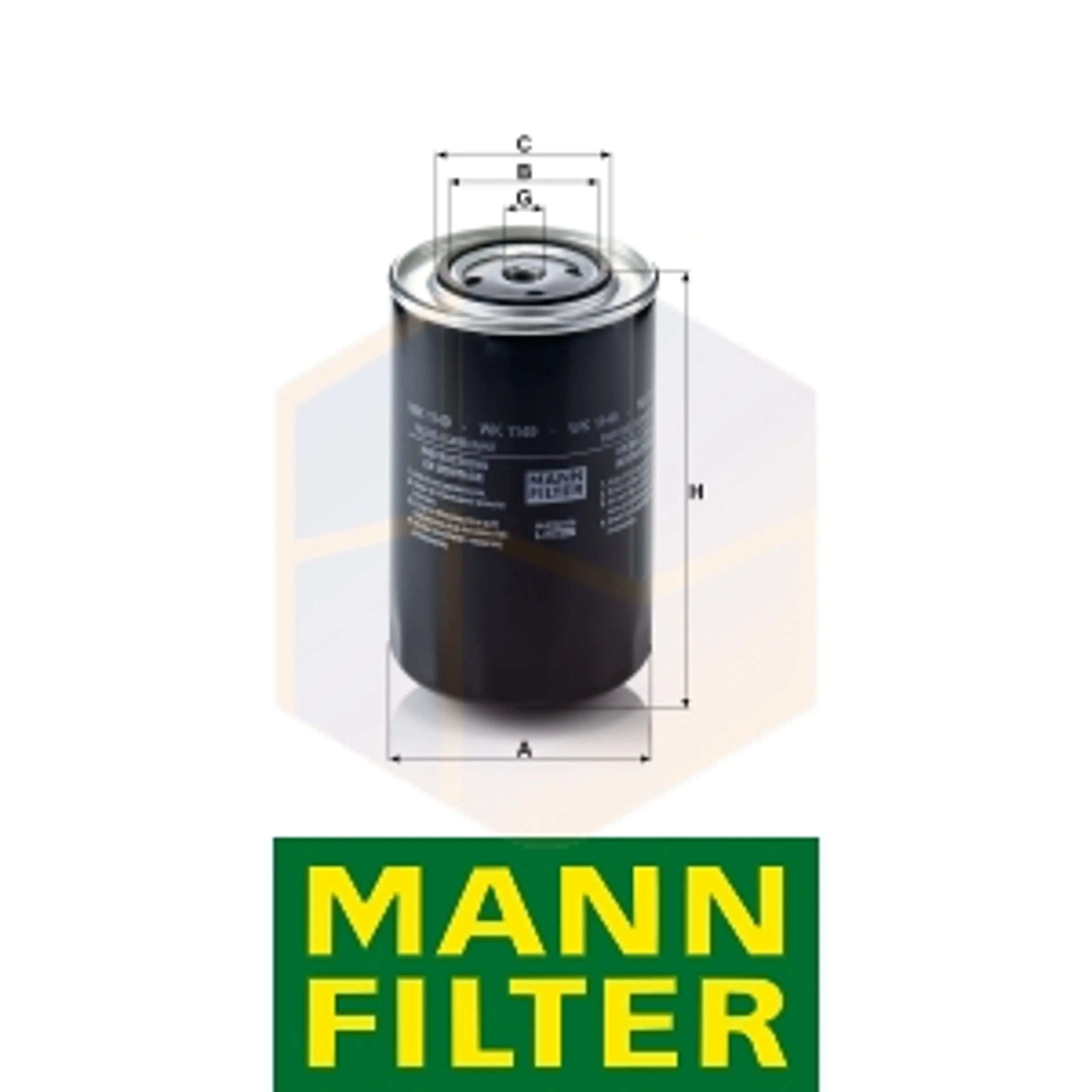 FILTRO COMBUSTIBLE WK 1149 MANN