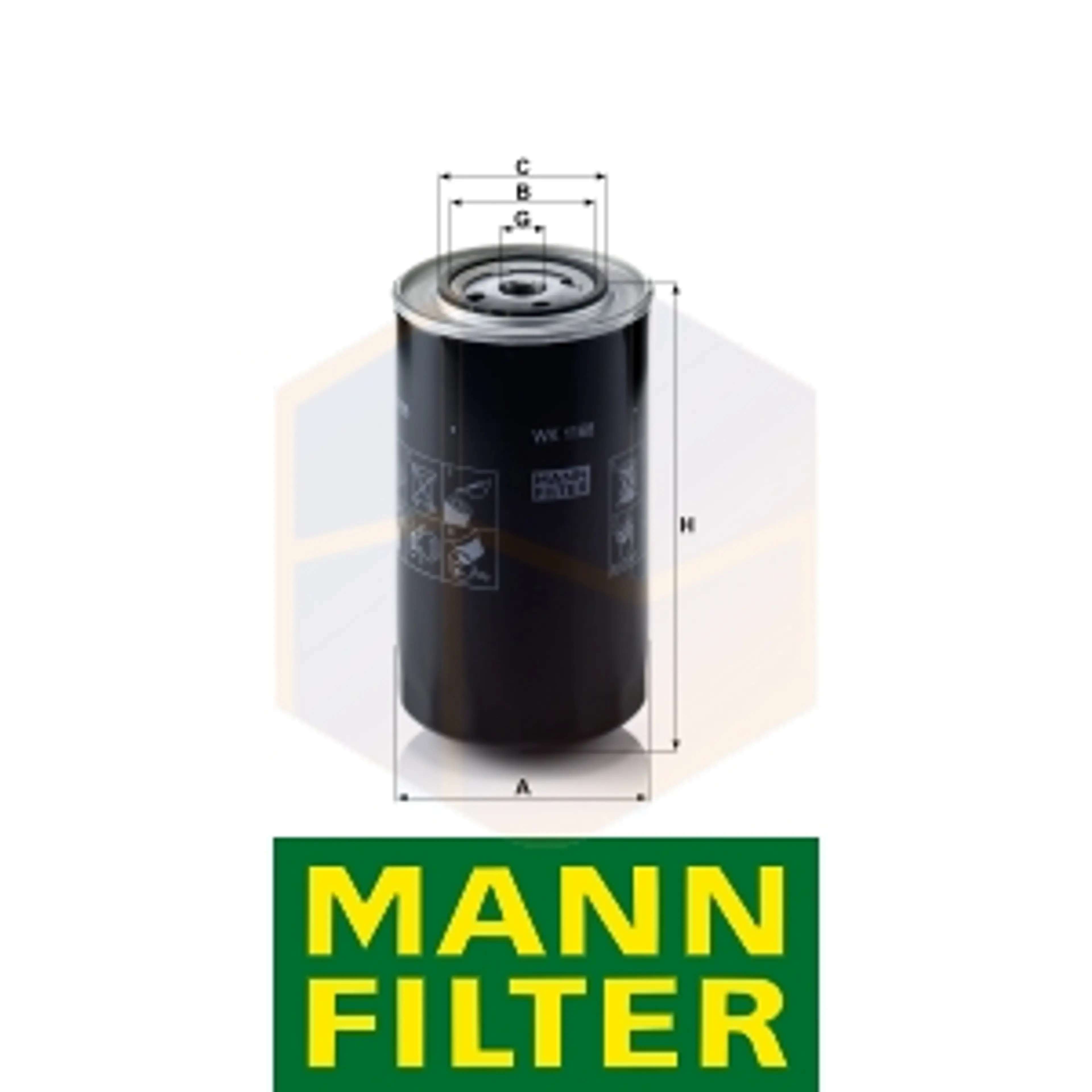 FILTRO COMBUSTIBLE WK 1168 MANN