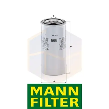 FILTRO COMBUSTIBLE WK 1175 X MANN