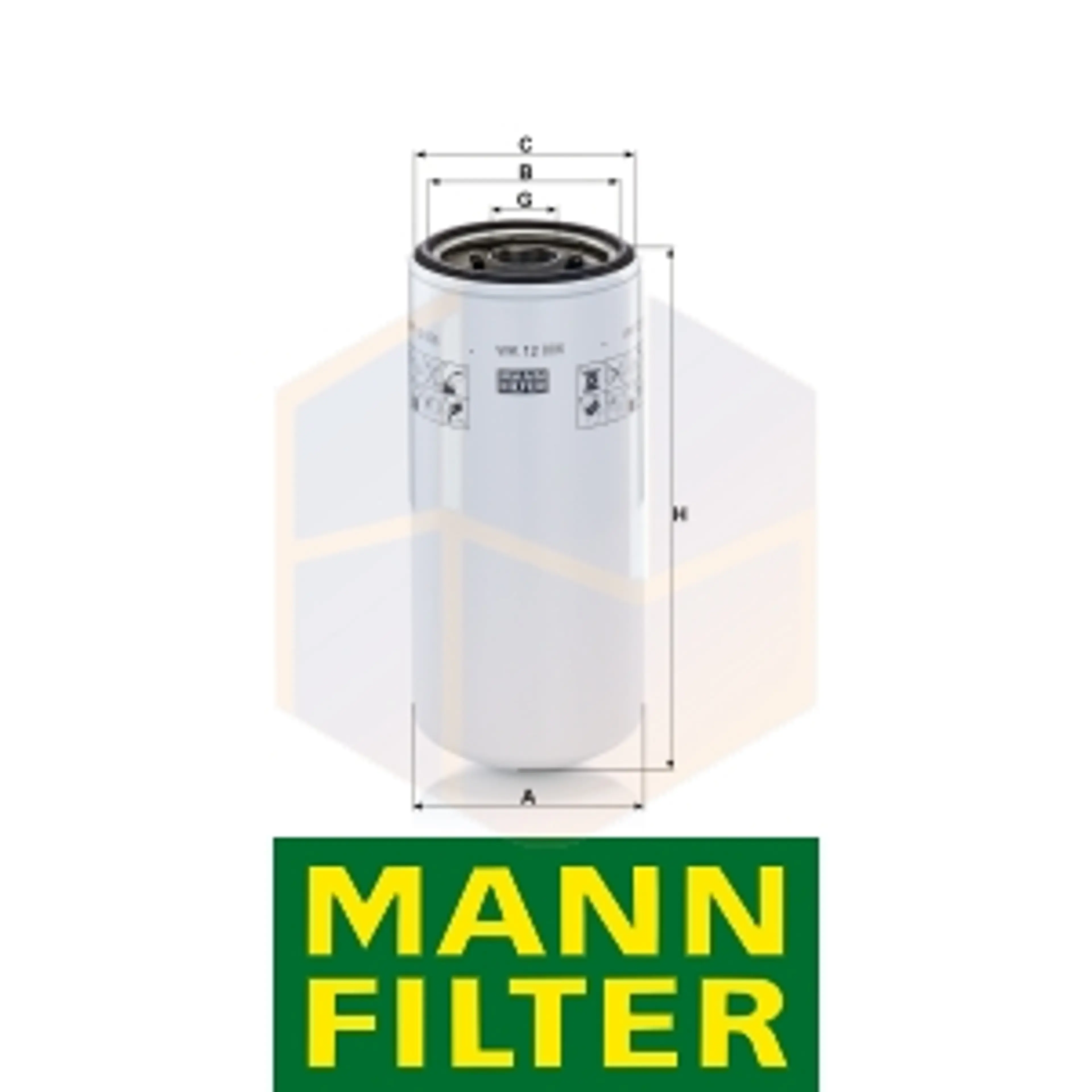 FILTRO COMBUSTIBLE WK 12 006 MANN