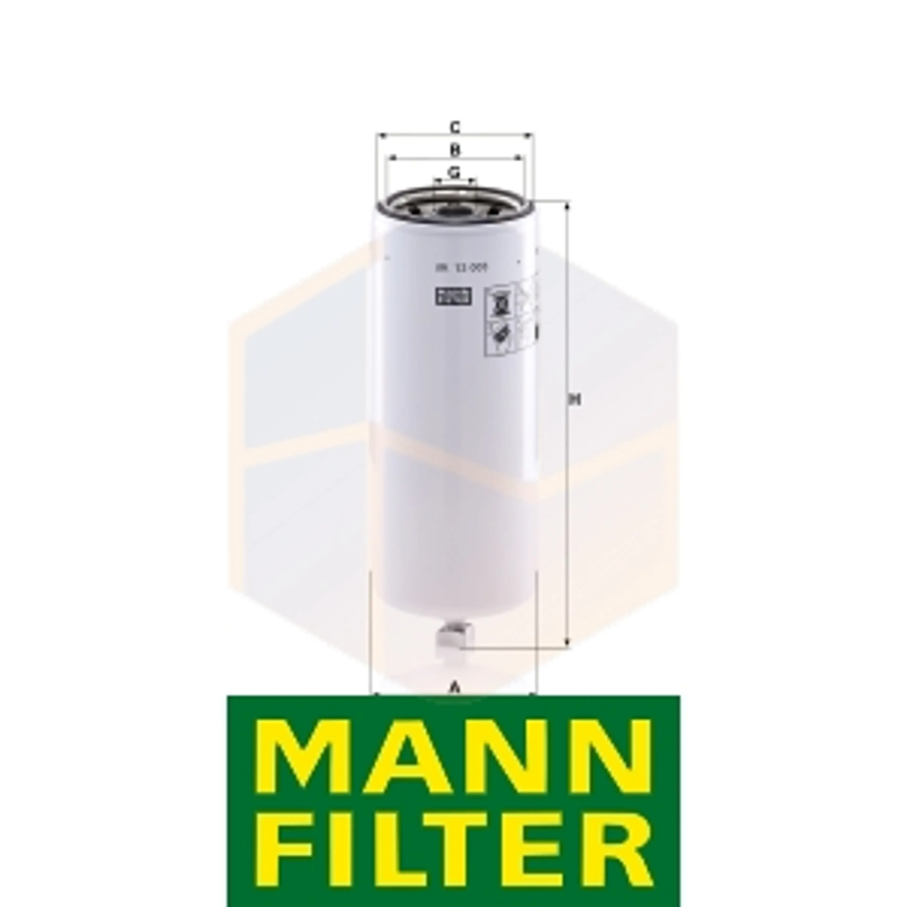 FILTRO COMBUSTIBLE WK 13 003 MANN