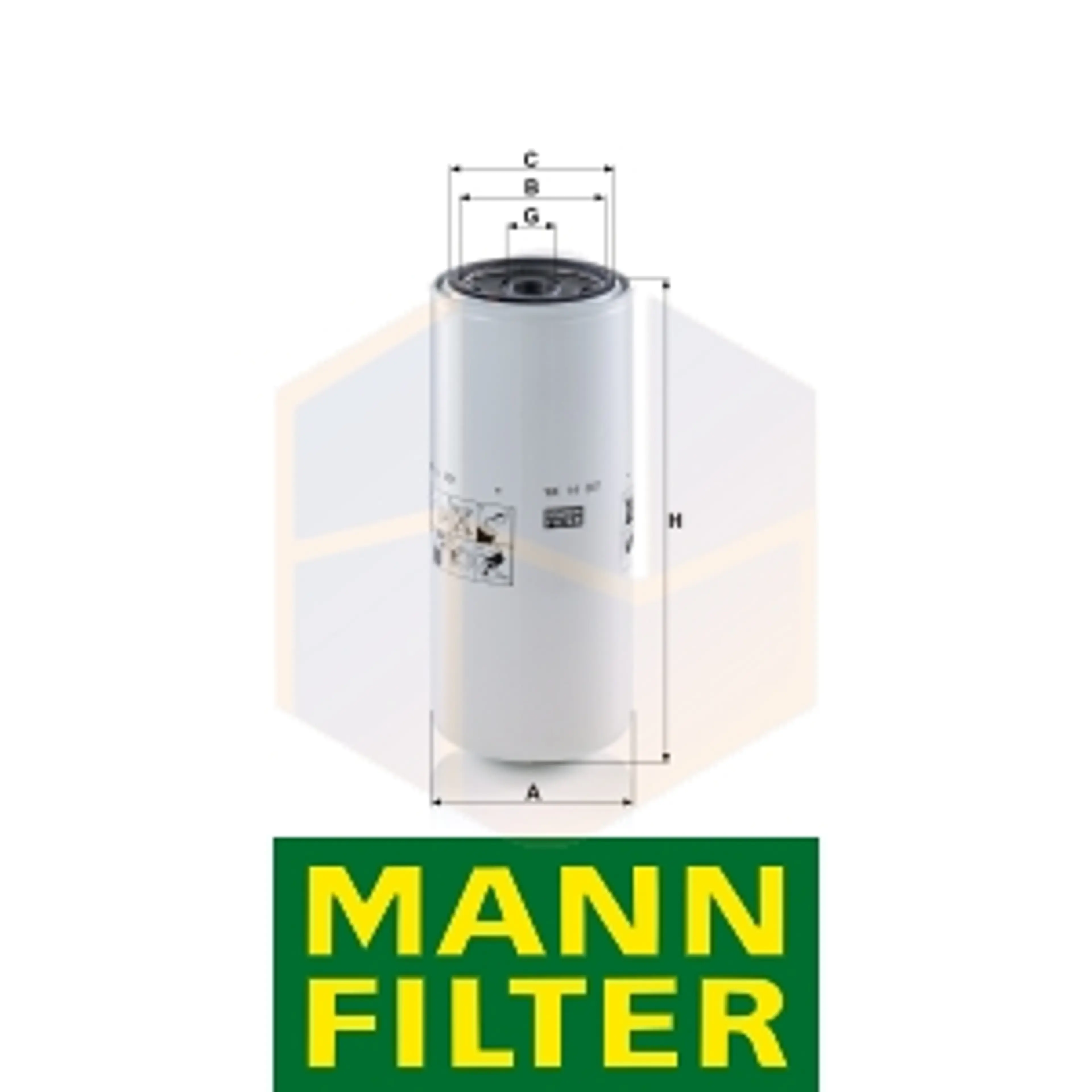 FILTRO COMBUSTIBLE WK 14 001 MANN