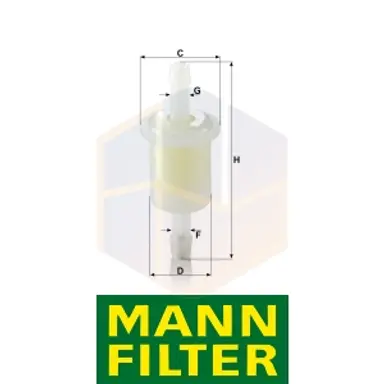 FILTRO COMBUSTIBLE WK 21 (1UD) MANN