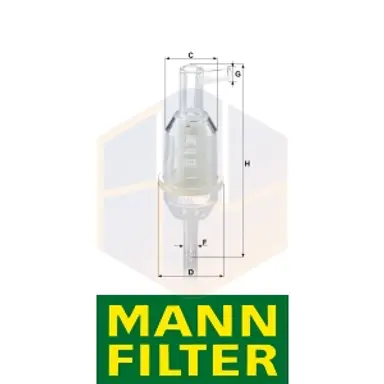 FILTRO COMBUSTIBLE WK 31/11 MANN