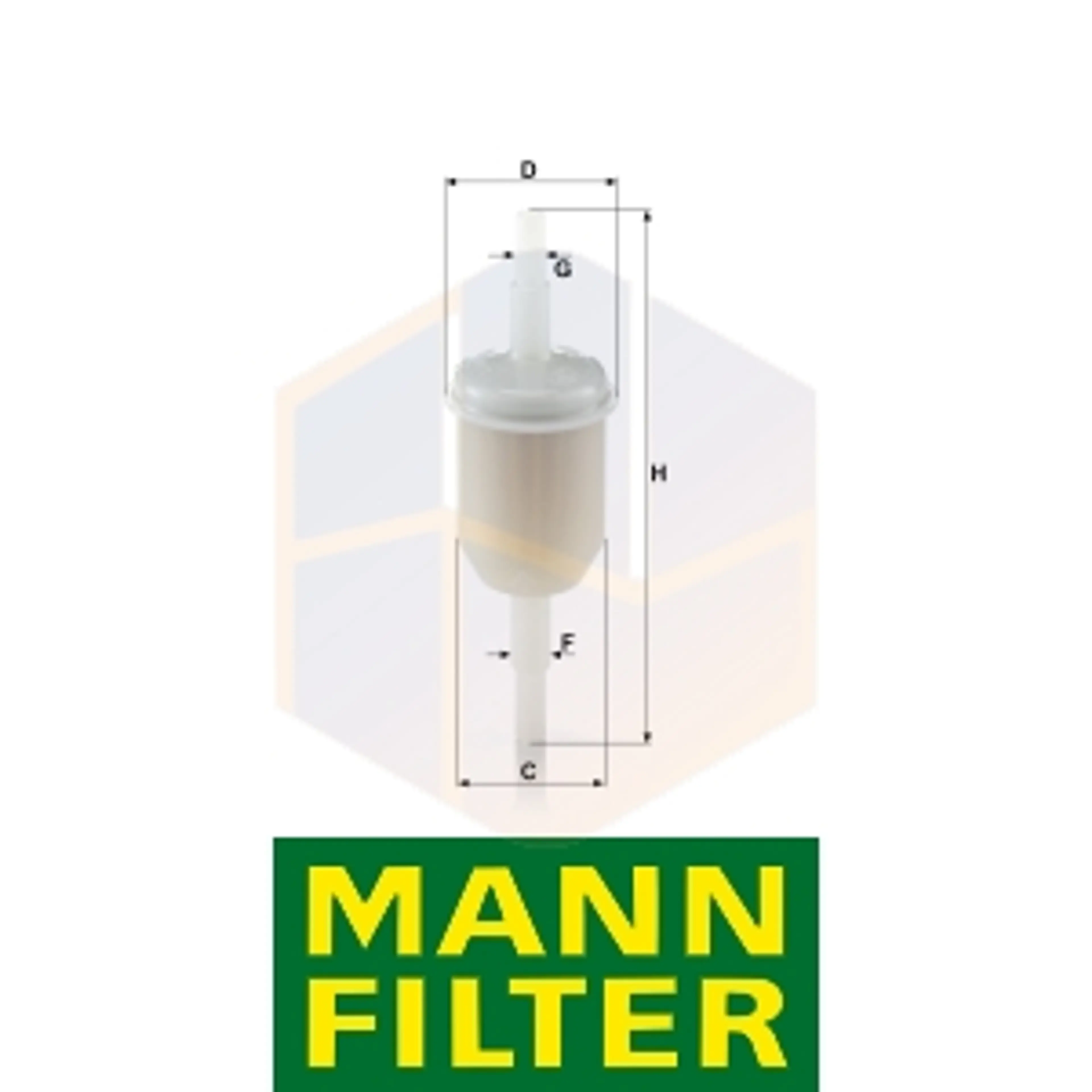 FILTRO COMBUSTIBLE WK 31/2 MANN