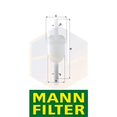 FILTRO COMBUSTIBLE WK 31/4 MANN
