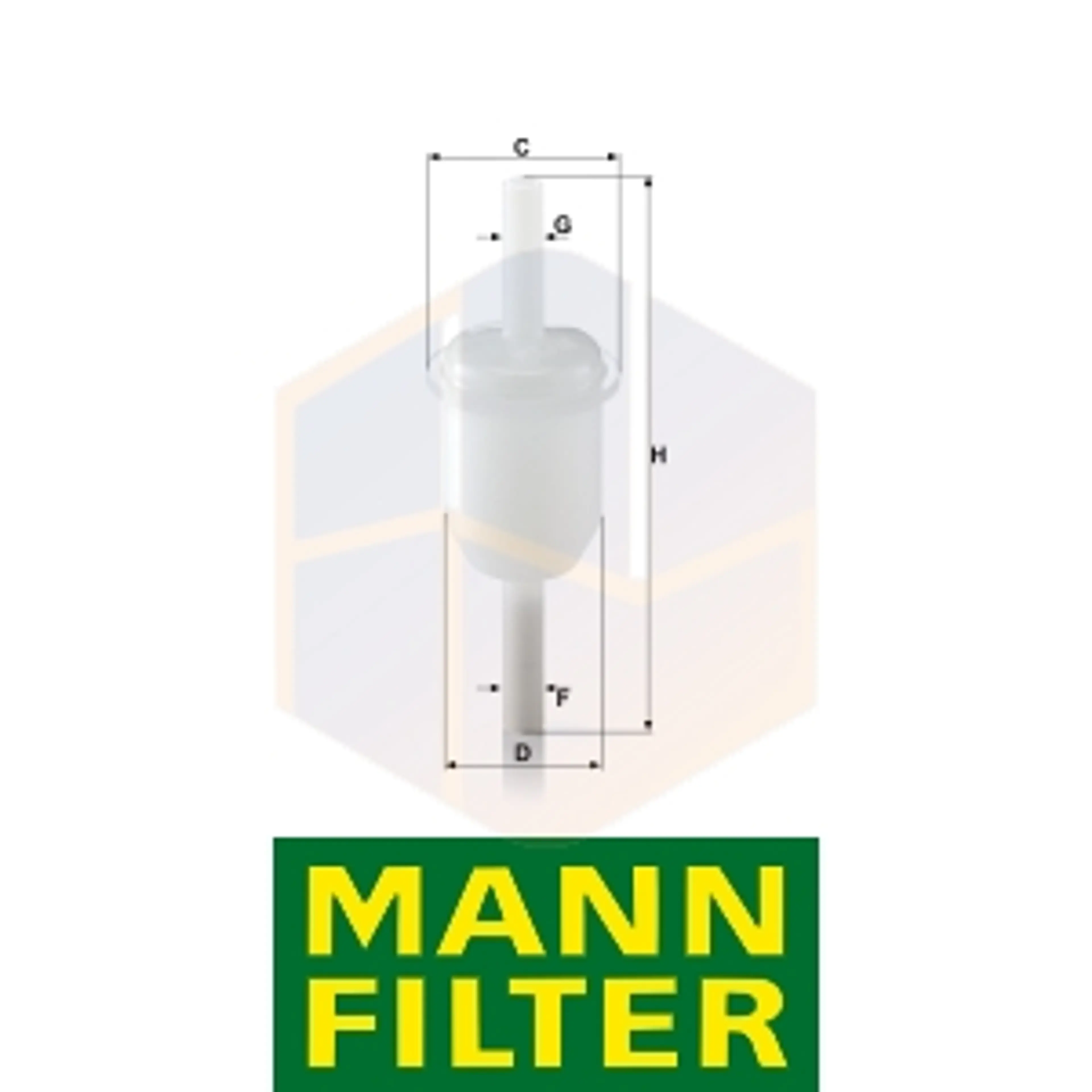 FILTRO COMBUSTIBLE WK 31/4 MANN