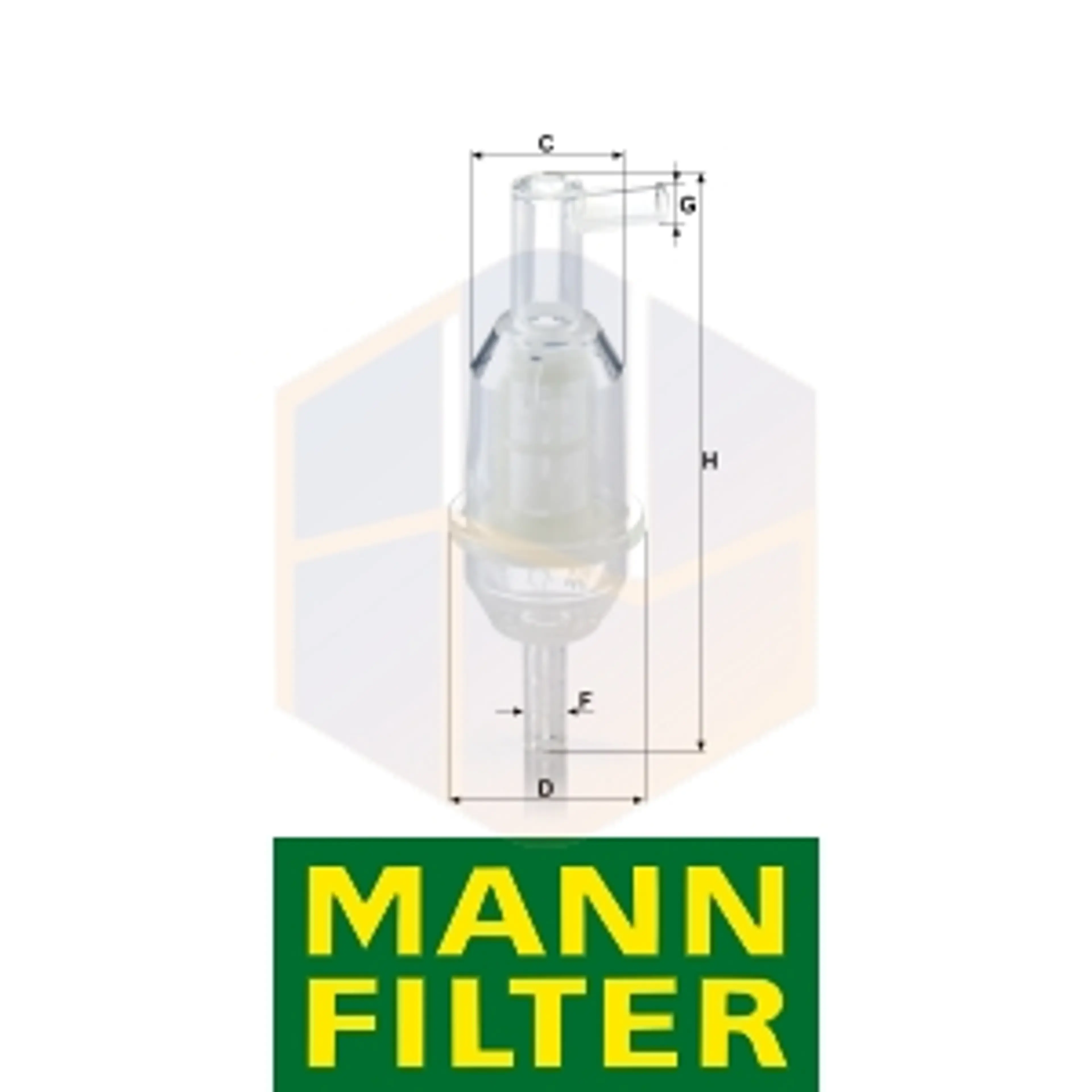 FILTRO COMBUSTIBLE WK 31/5 MANN