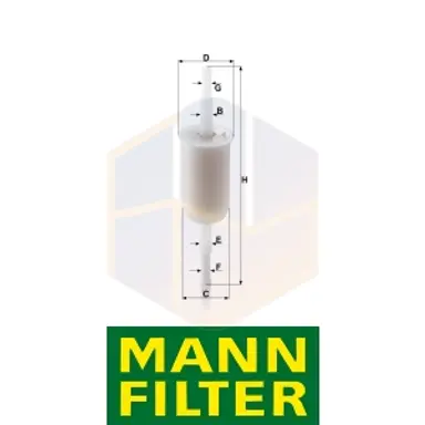 FILTRO COMBUSTIBLE WK 32 (1UD) MANN