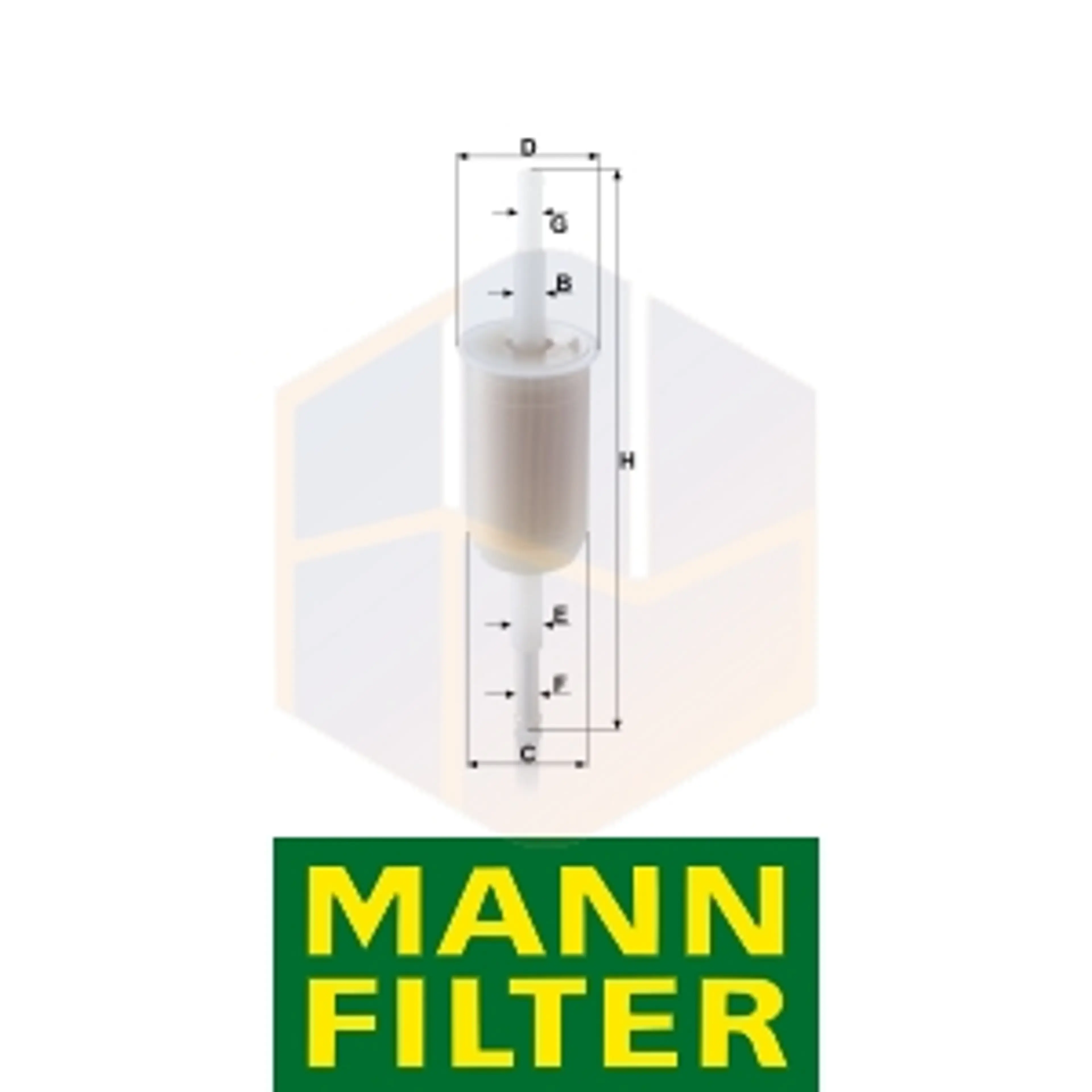 FILTRO COMBUSTIBLE WK 32 (1UD) MANN