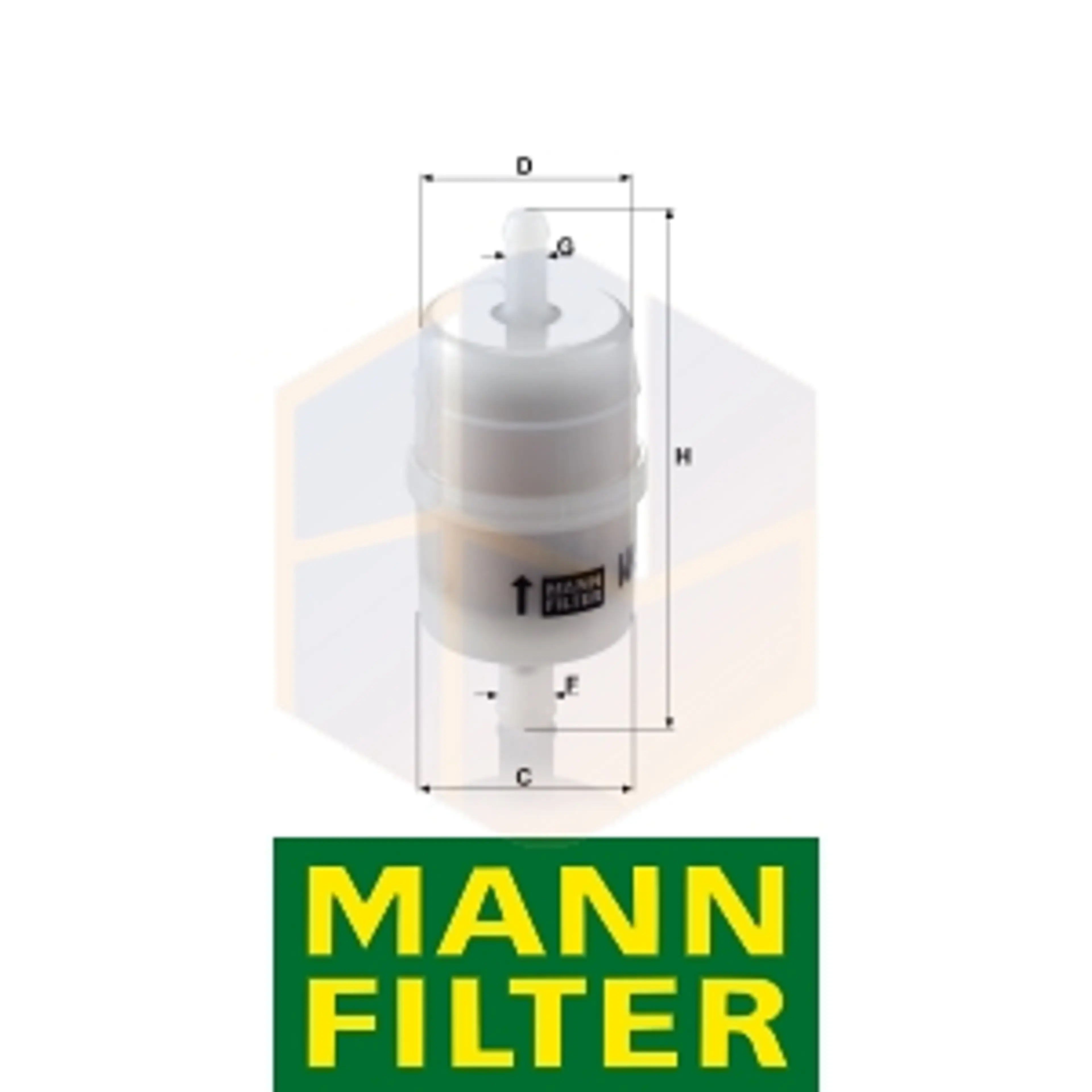 FILTRO COMBUSTIBLE WK 32/6 MANN