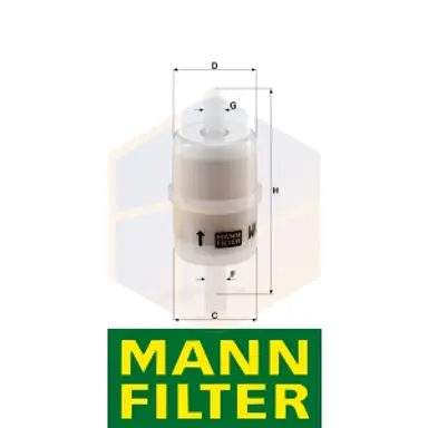 FILTRO COMBUSTIBLE WK 32/7 MANN