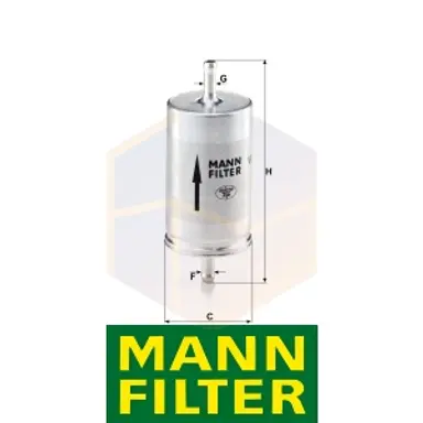 FILTRO COMBUSTIBLE WK 410 MANN