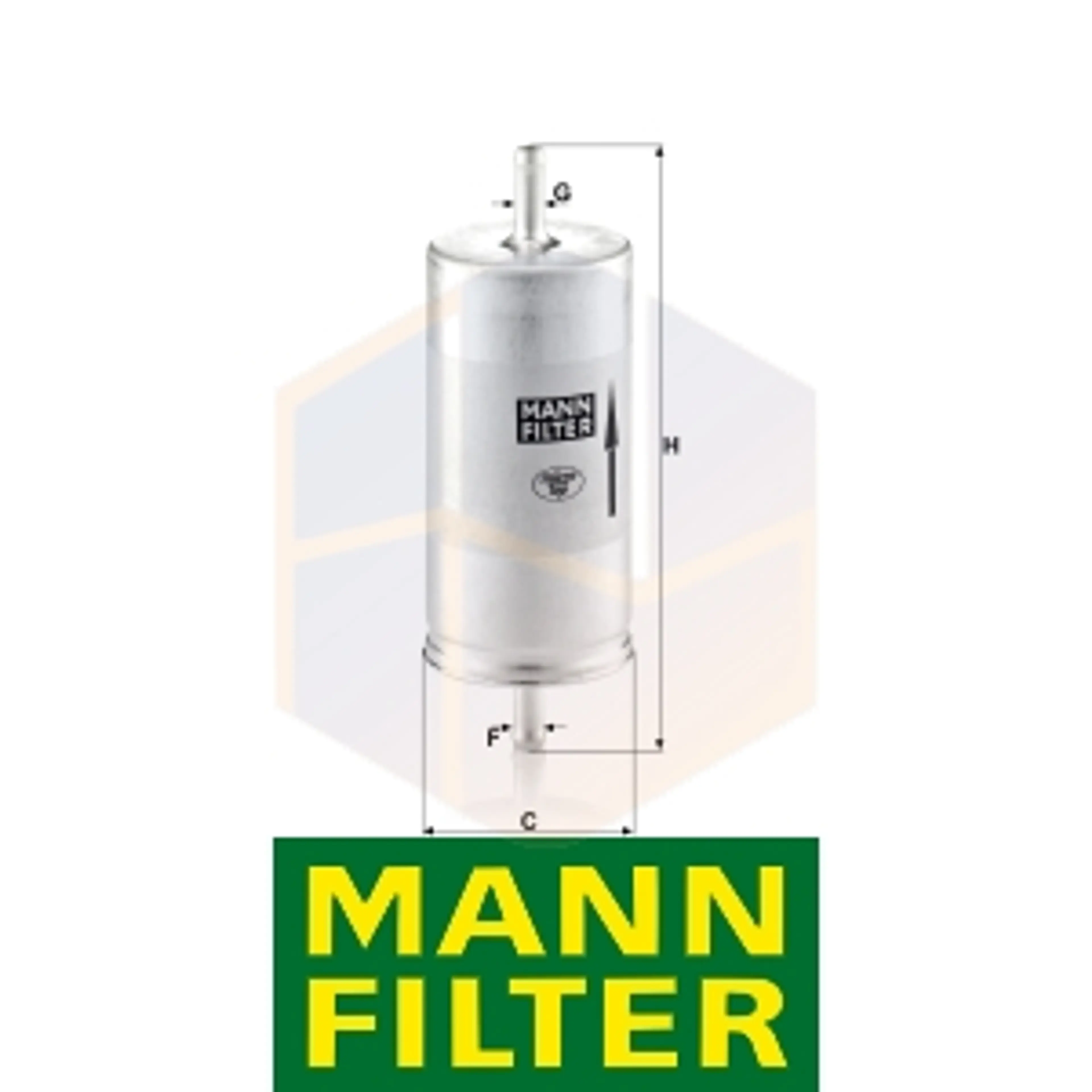 FILTRO COMBUSTIBLE WK 413 MANN
