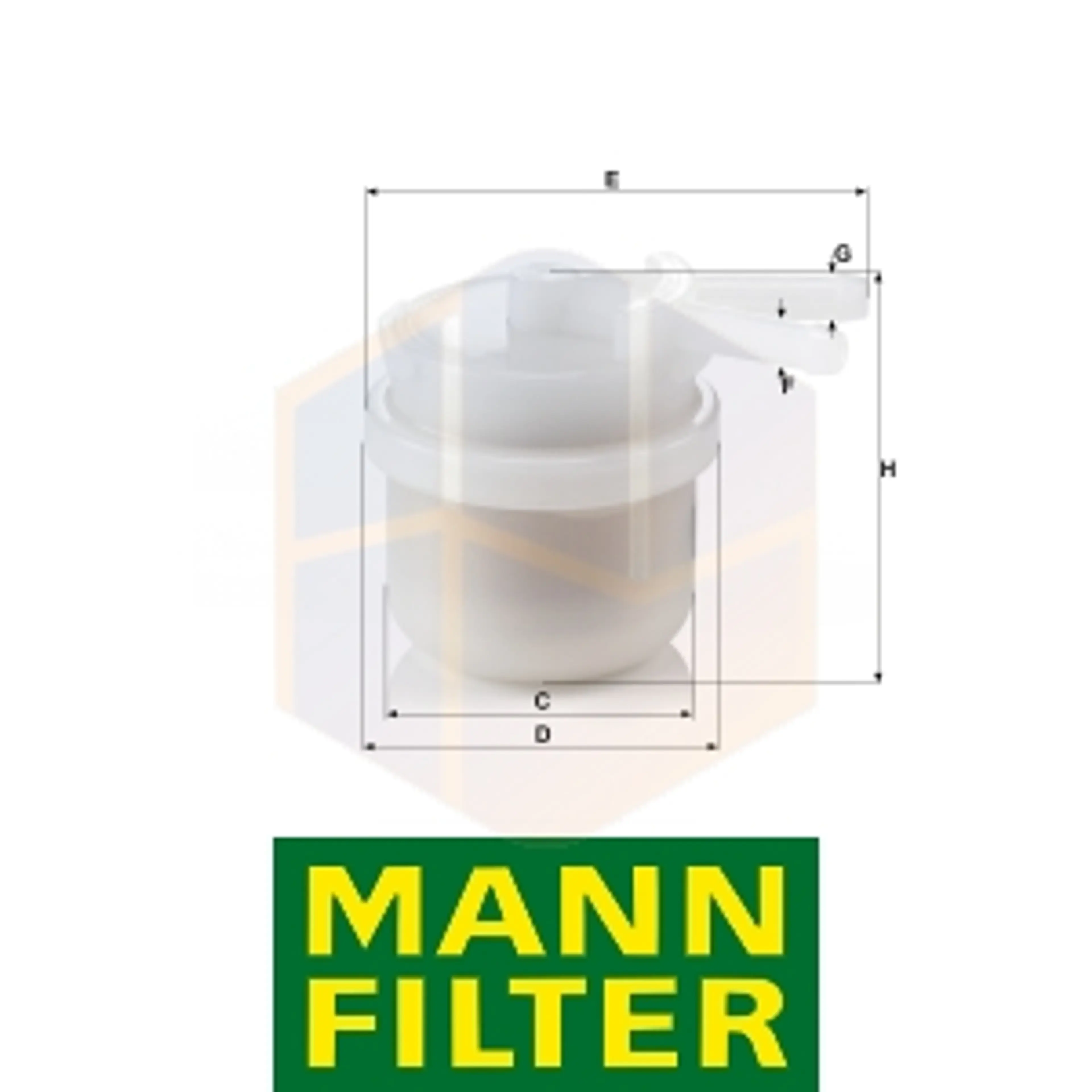 FILTRO COMBUSTIBLE WK 42/10 MANN