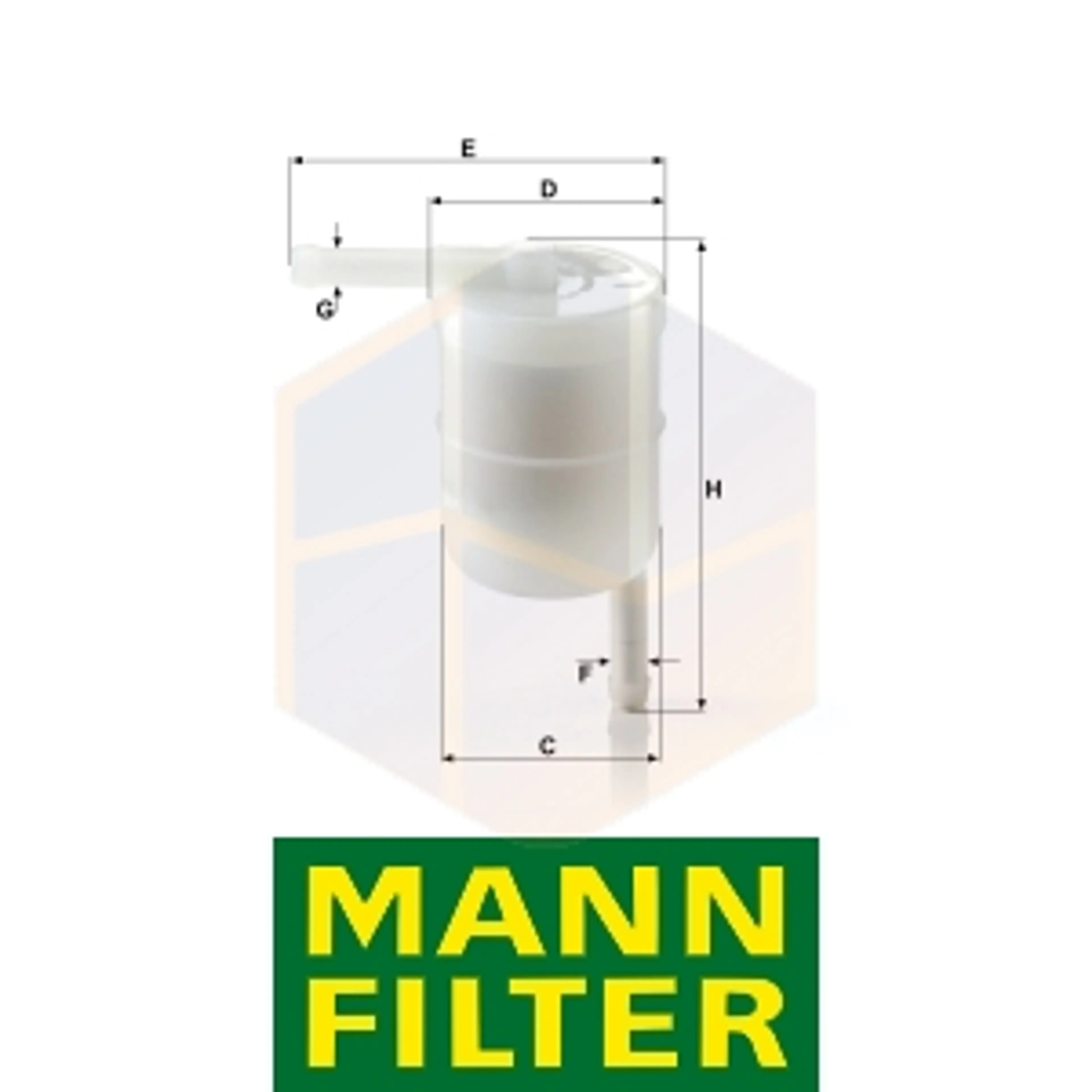 FILTRO COMBUSTIBLE WK 42/12 MANN