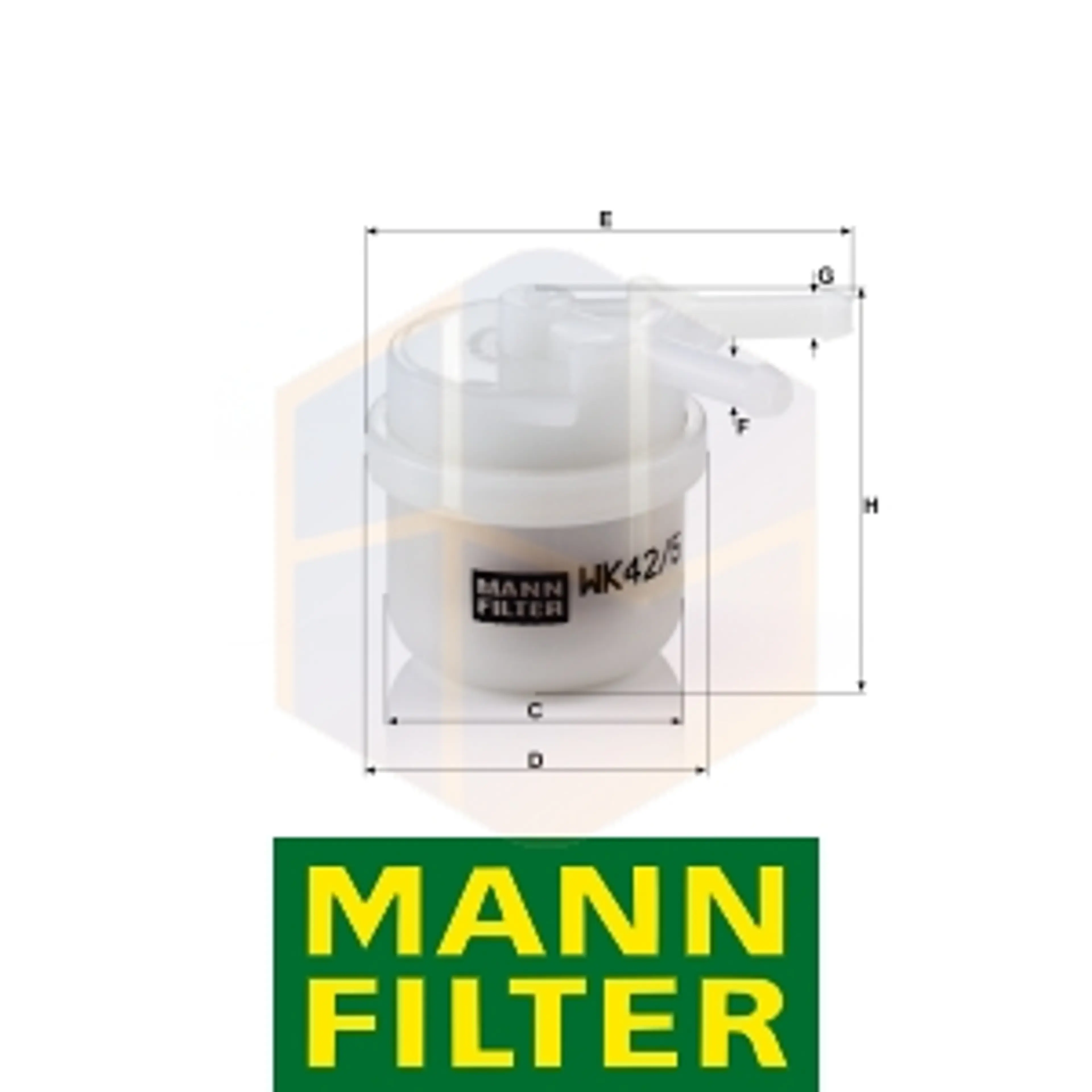 FILTRO COMBUSTIBLE WK 42/5 MANN