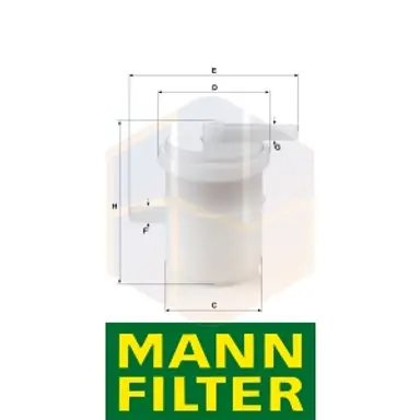 FILTRO COMBUSTIBLE WK 42/81 MANN