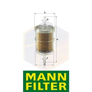 FILTRO COMBUSTIBLE WK 43/12 MANN
