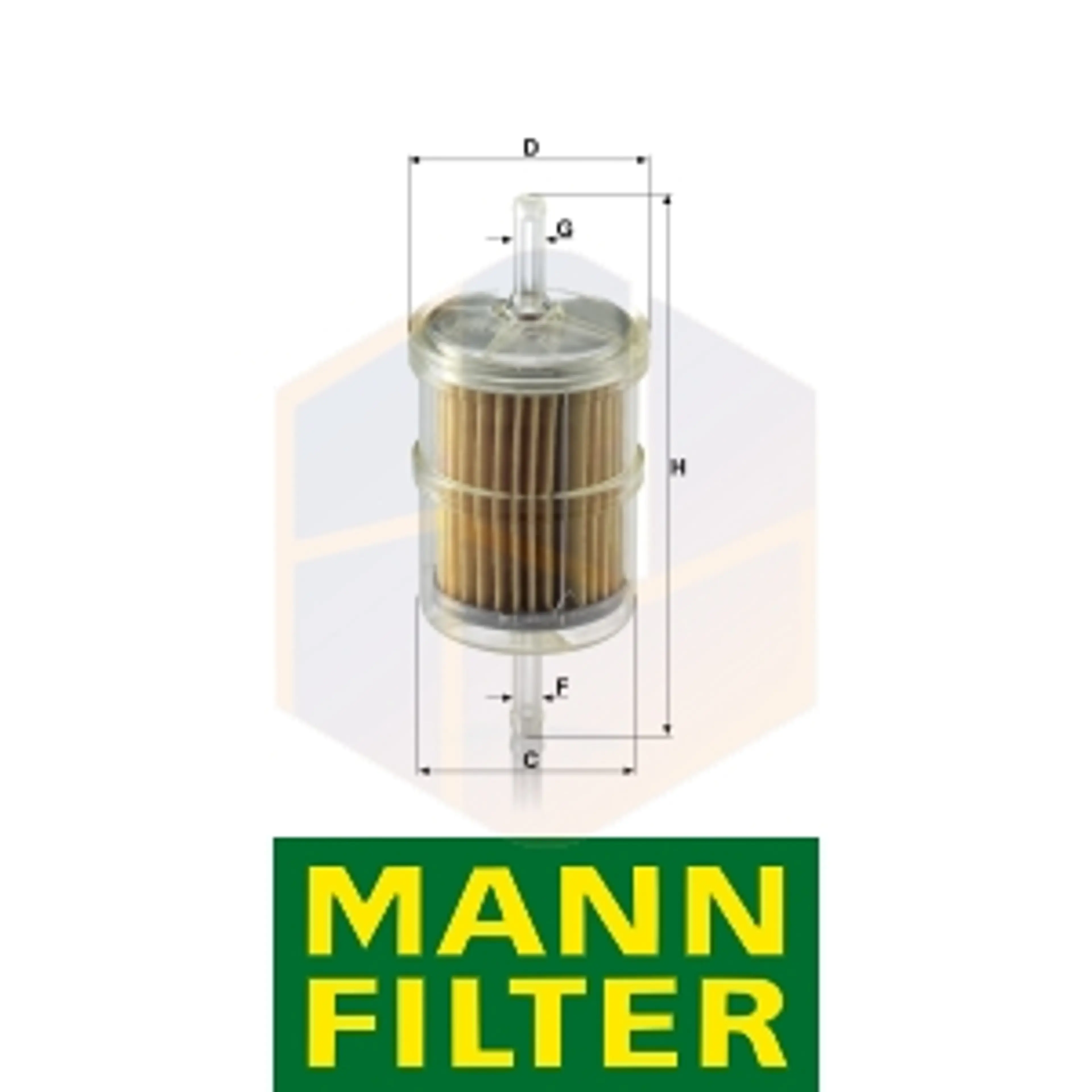 FILTRO COMBUSTIBLE WK 43/12 MANN