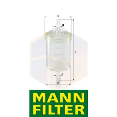 FILTRO COMBUSTIBLE WK 43/13 MANN