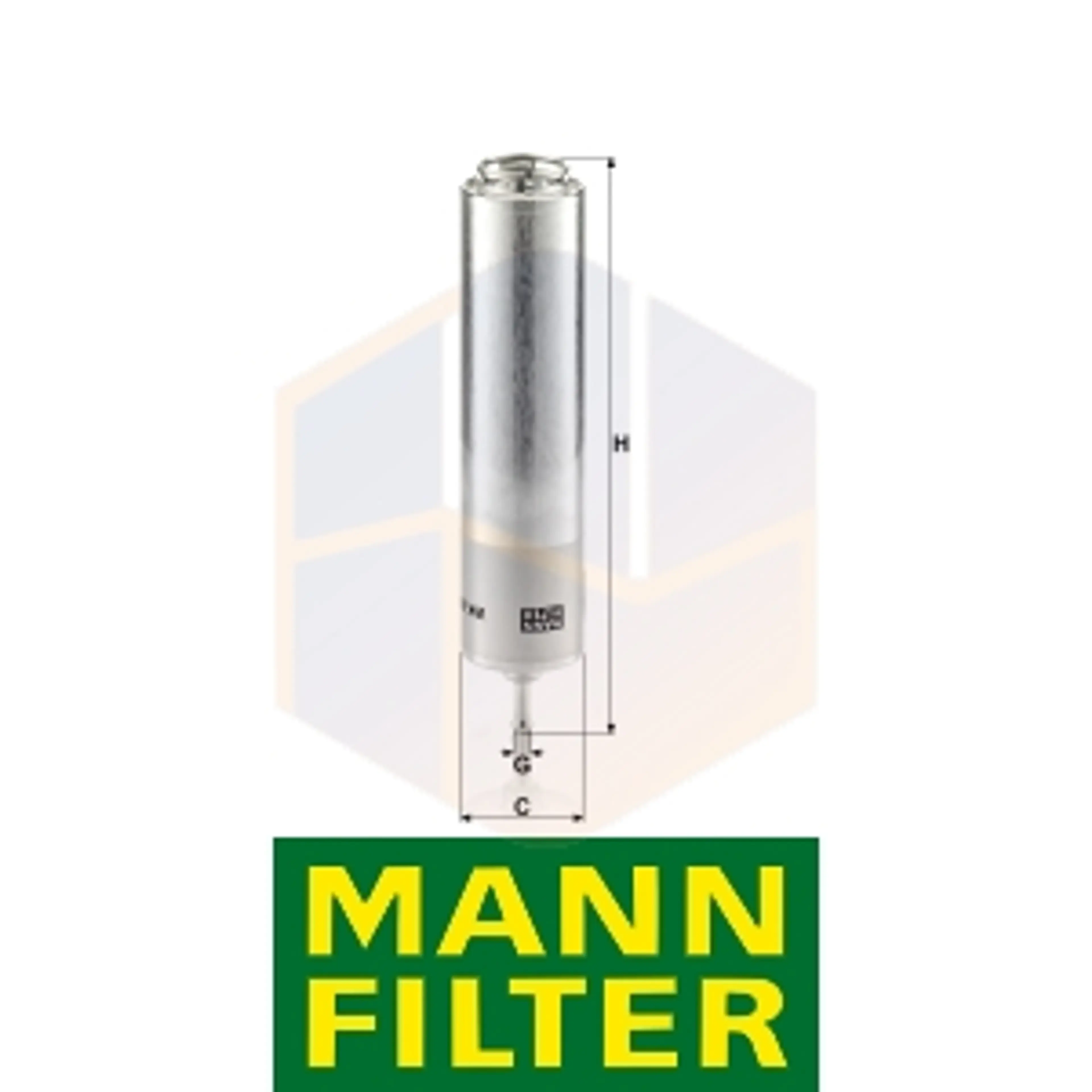 FILTRO COMBUSTIBLE WK 5001 MANN