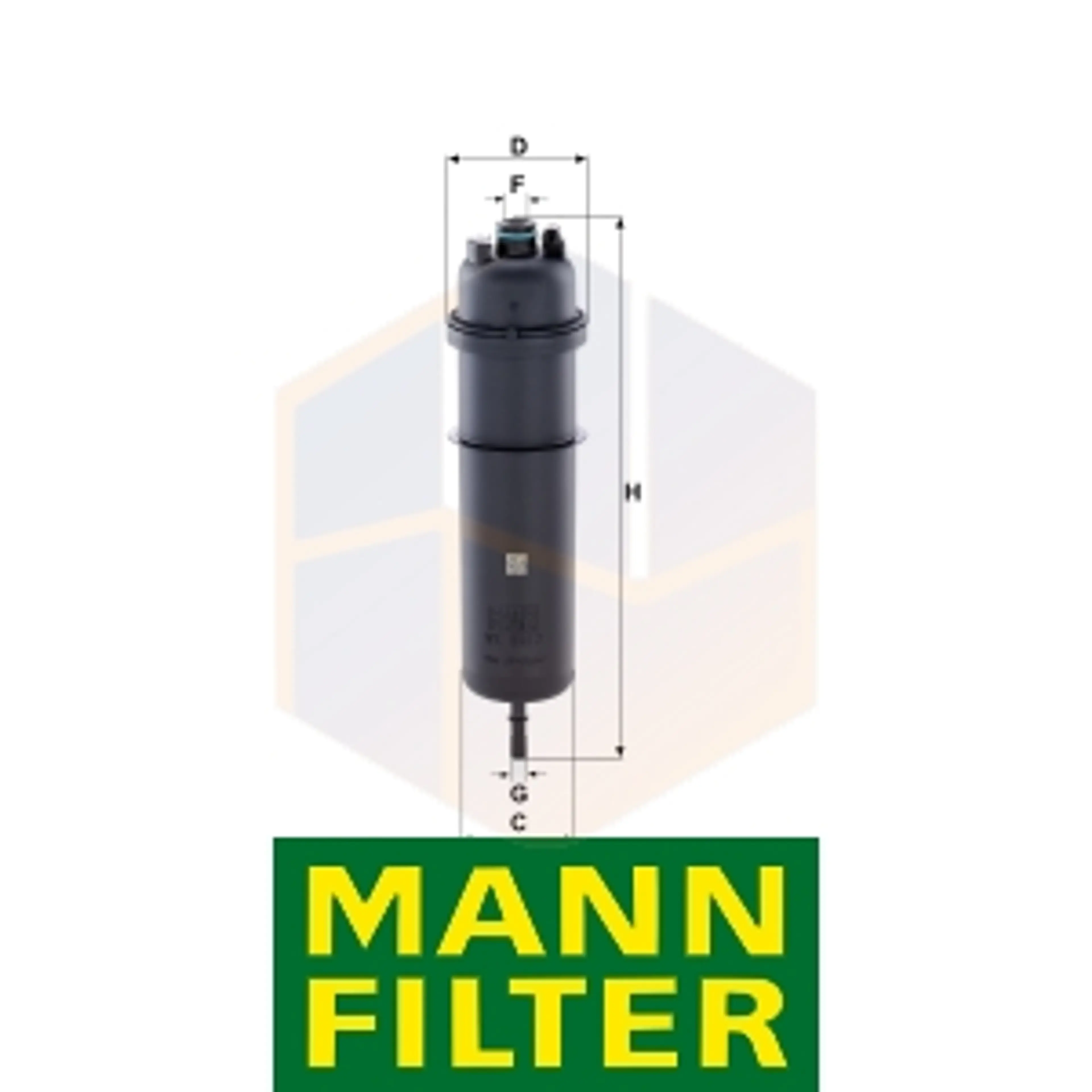 FILTRO COMBUSTIBLE WK 5017 MANN