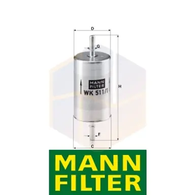 FILTRO COMBUSTIBLE WK 511/1 MANN