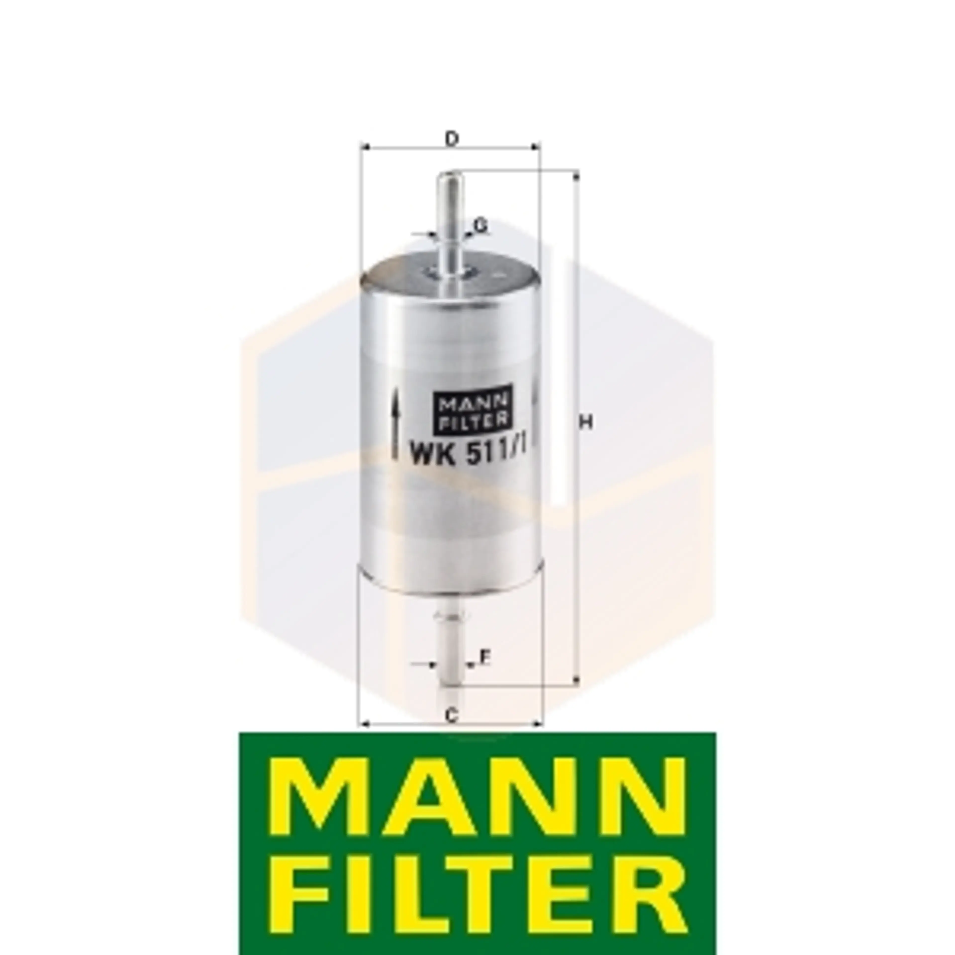 FILTRO COMBUSTIBLE WK 511/1 MANN