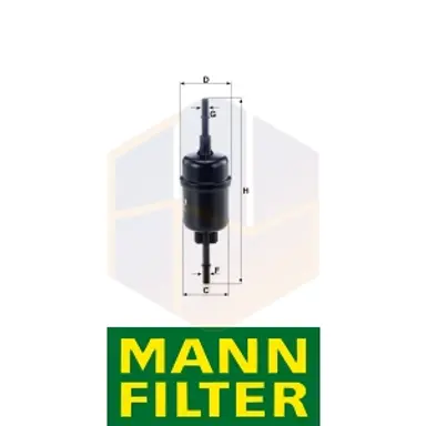 FILTRO COMBUSTIBLE WK 511/2 MANN
