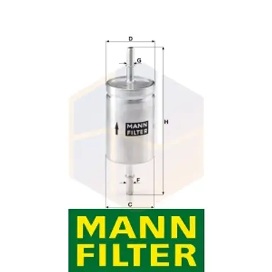 FILTRO COMBUSTIBLE WK 512 MANN
