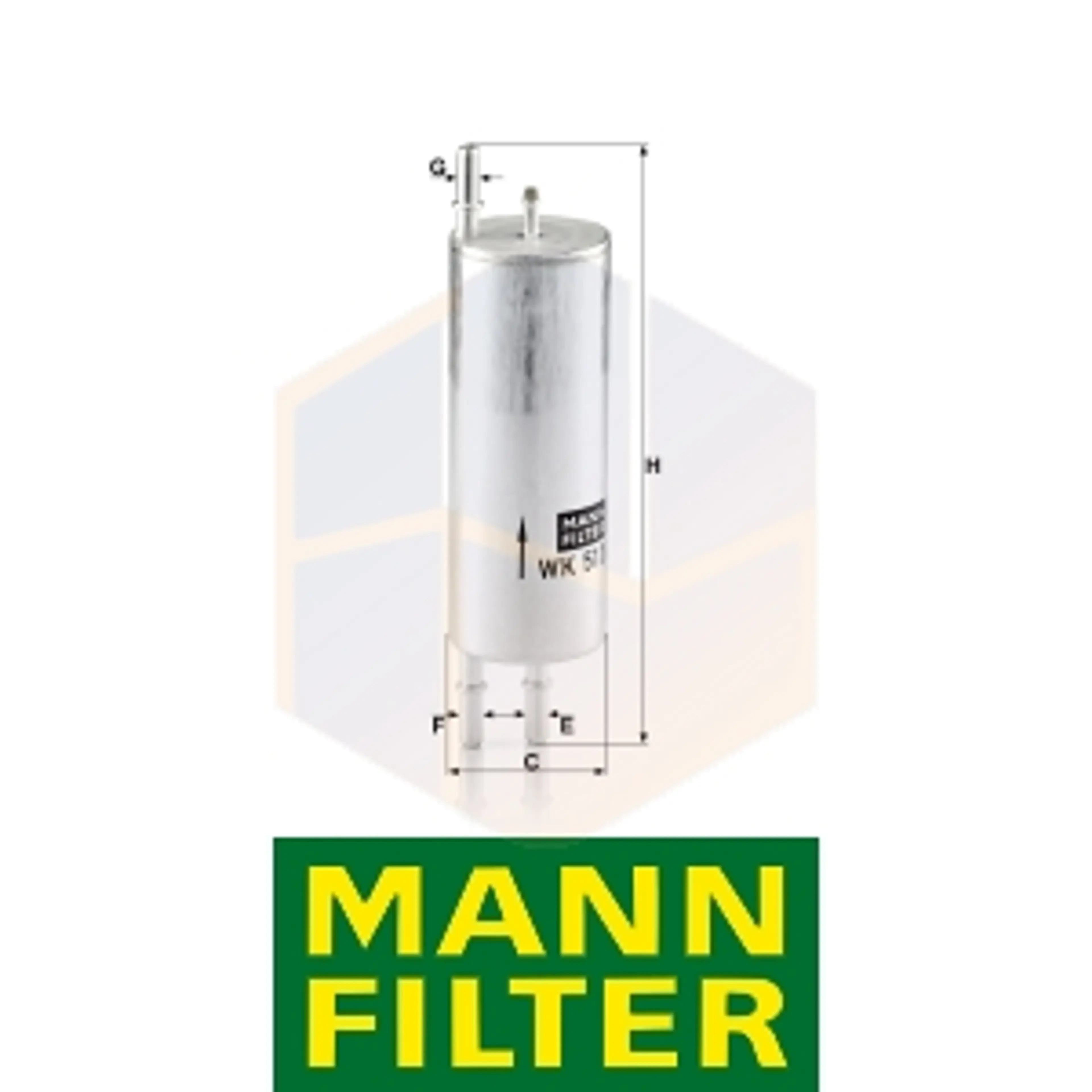 FILTRO COMBUSTIBLE WK 513/3 MANN