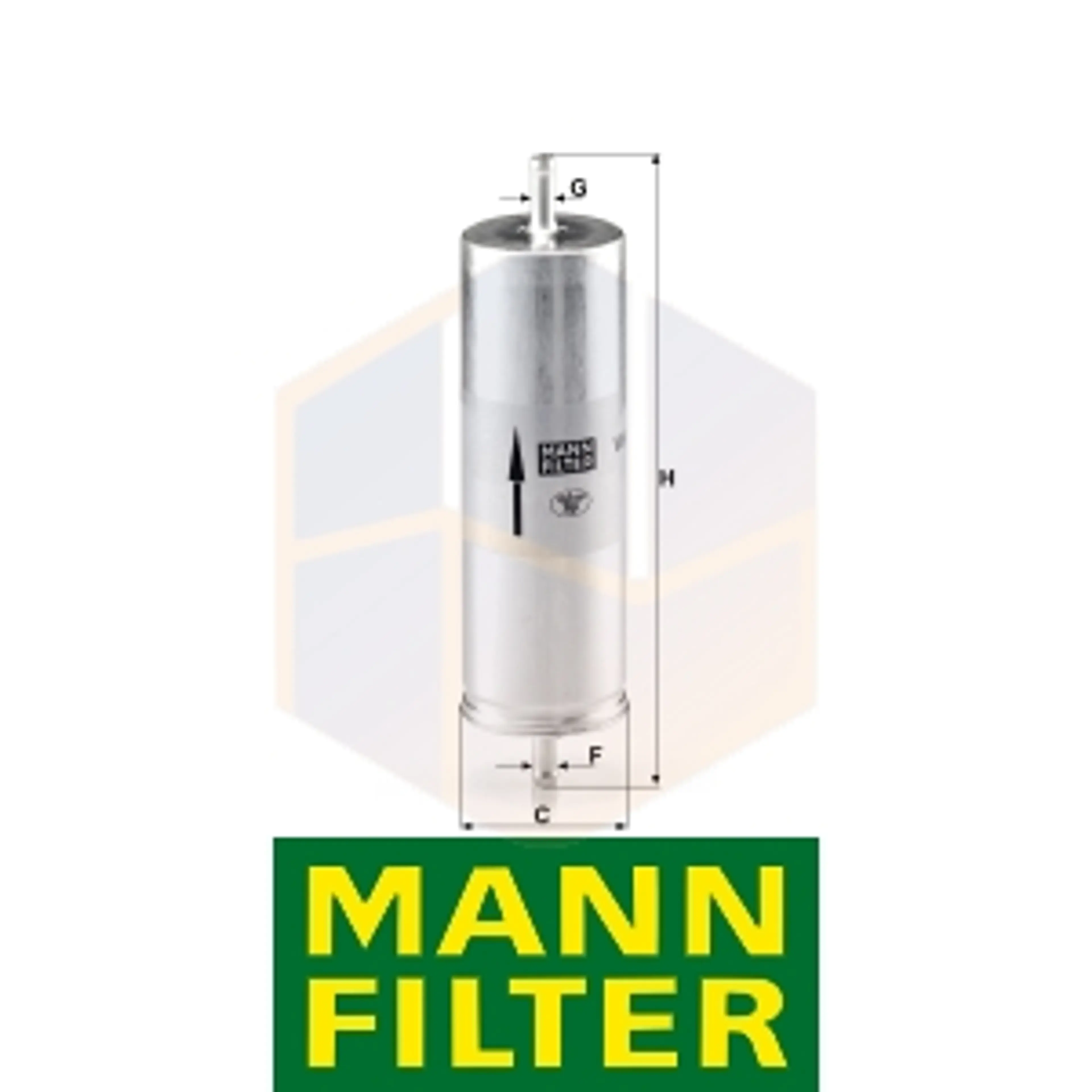FILTRO COMBUSTIBLE WK 516 MANN