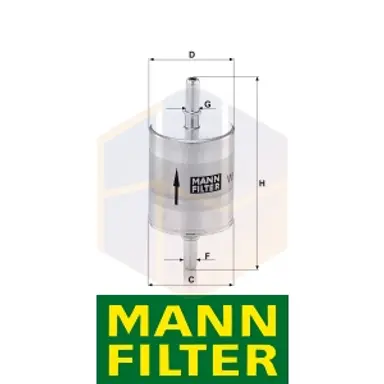 FILTRO COMBUSTIBLE WK 52/1 MANN
